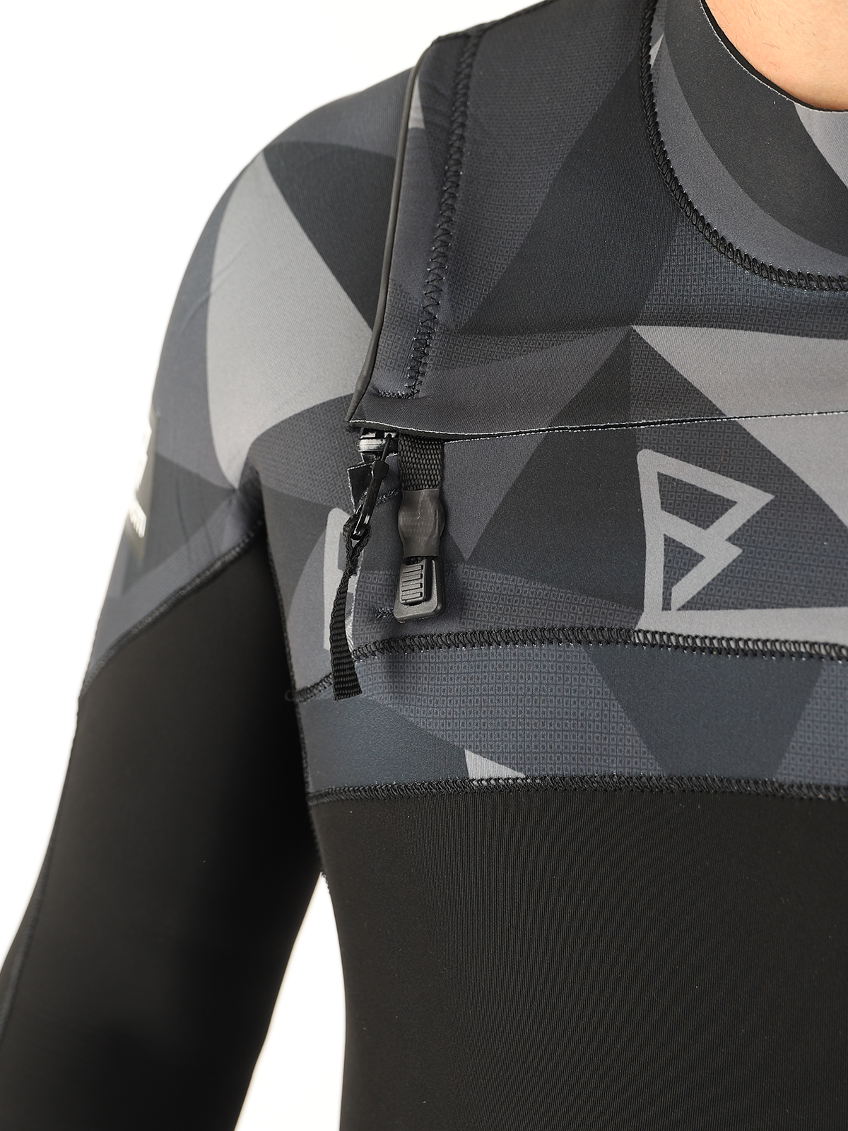 Gravity Fullsuit 5/3mm 男式潜水服 | 黑色 + 灰色