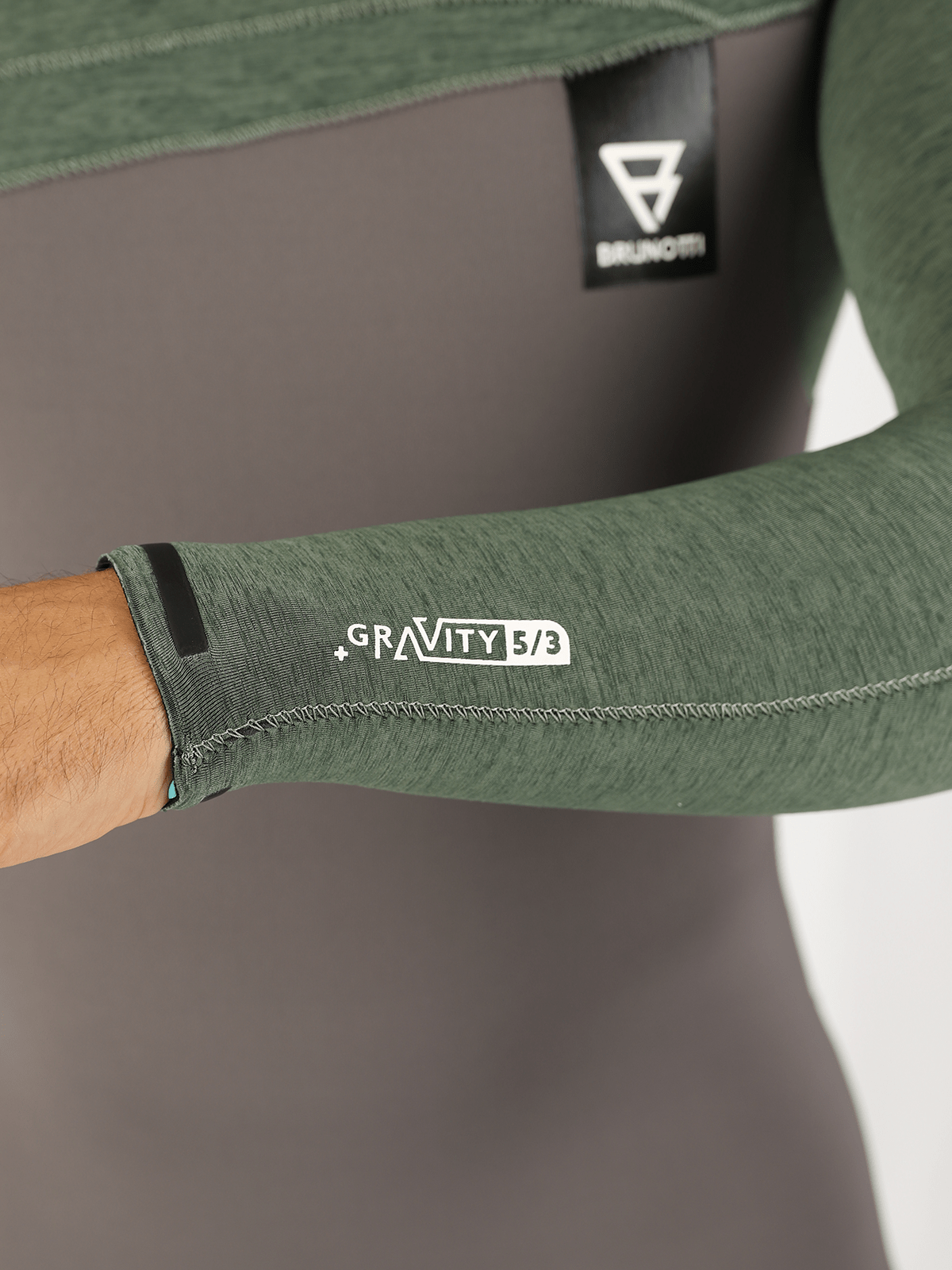 Gravity Fullsuit 5/3 mm Men Wetsuit | Grey - Brunotti