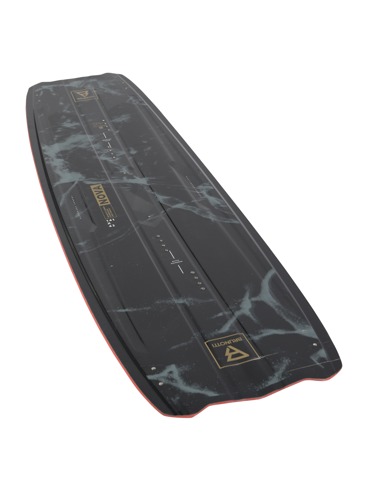 Nova + G10 Fins Kiteboard | Schwarz