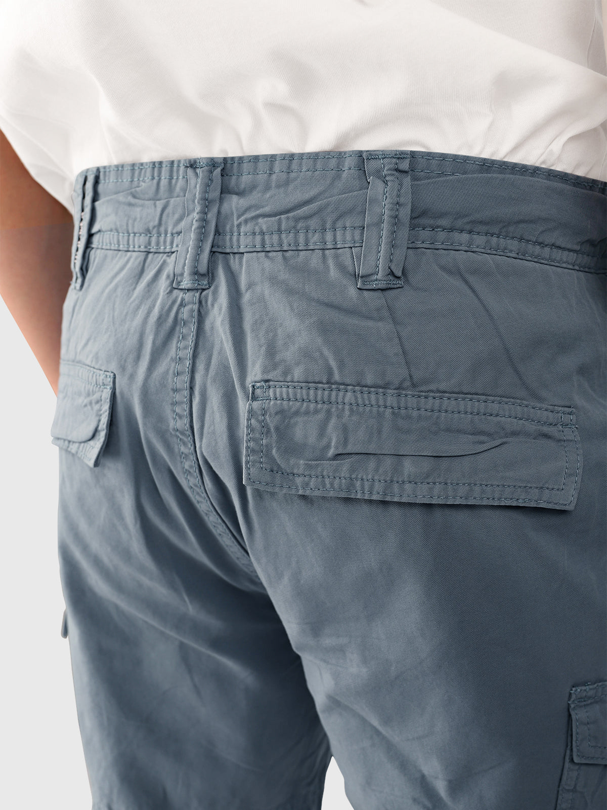 Caldo Men Walk Shorts | Blue Steel