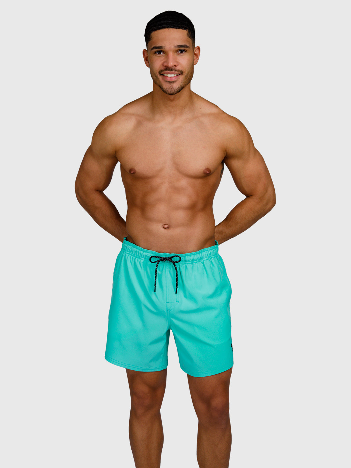Bru-conic Men Swim Shorts | Carribean Green