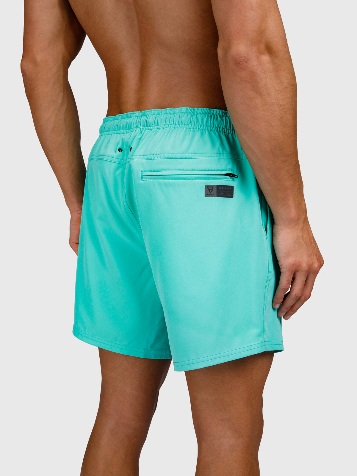 Bru-conic Men Swim Shorts | Carribean Green