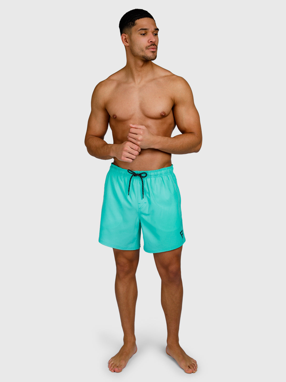 Bru-conic Men Swim Shorts | Carribean Green