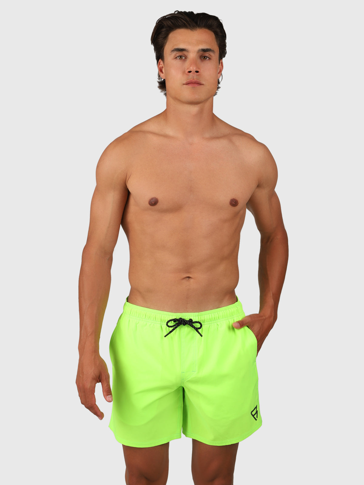 Bru-conic Heren Zwemshort | Neon Groen