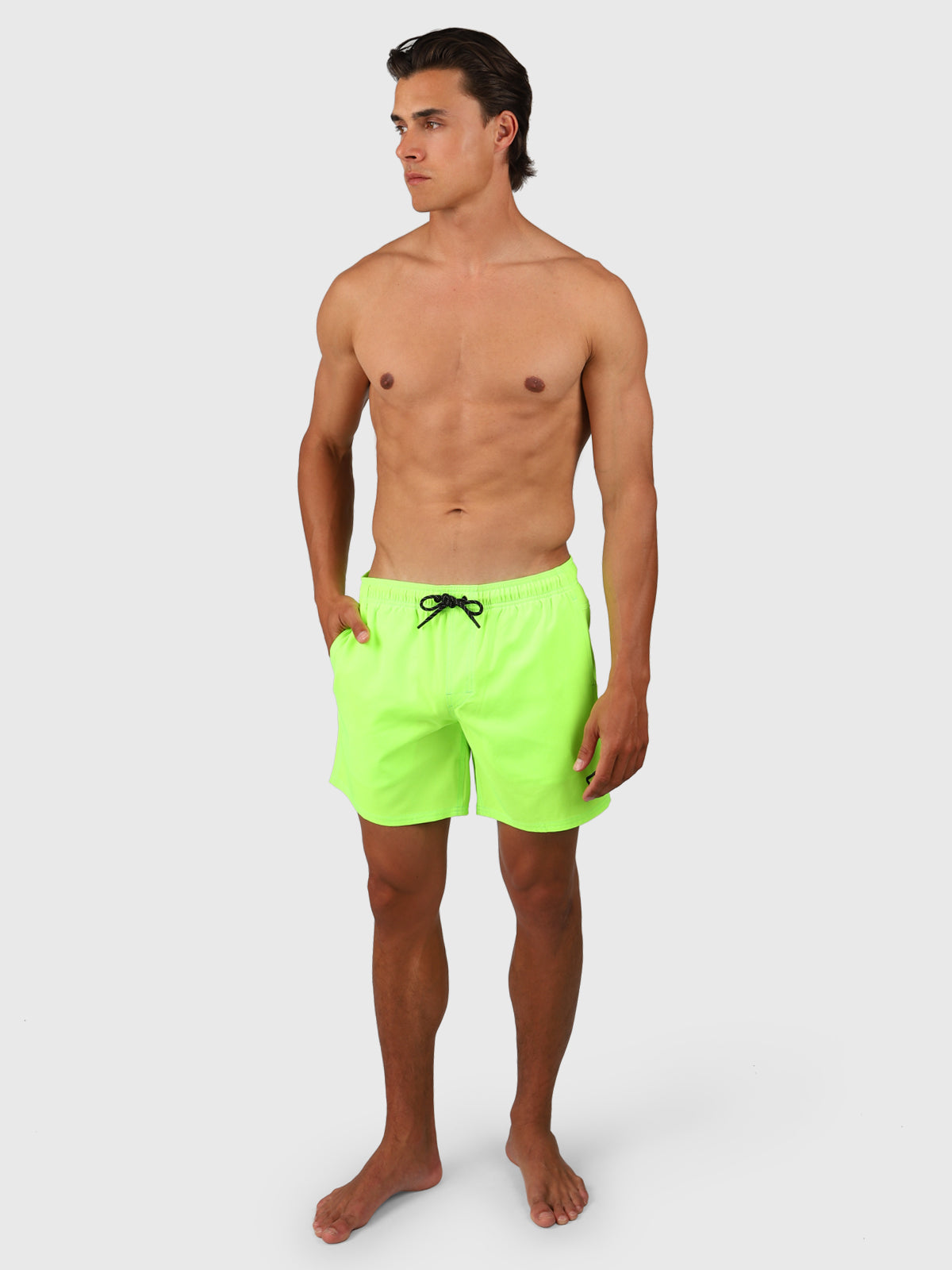 Bru-conic Heren Zwemshort | Neon Groen
