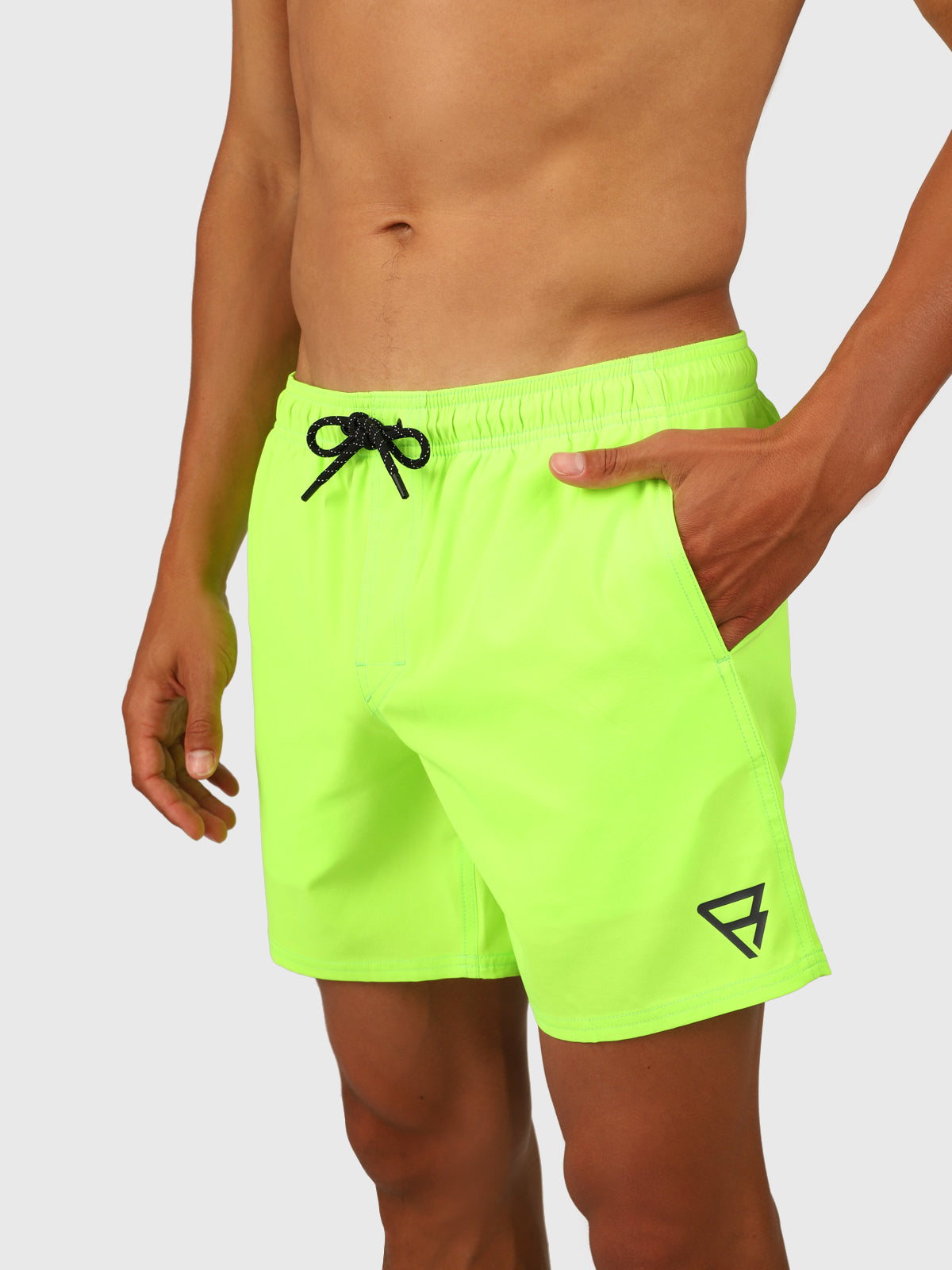 Bru-conic Heren Zwemshort | Neon Groen