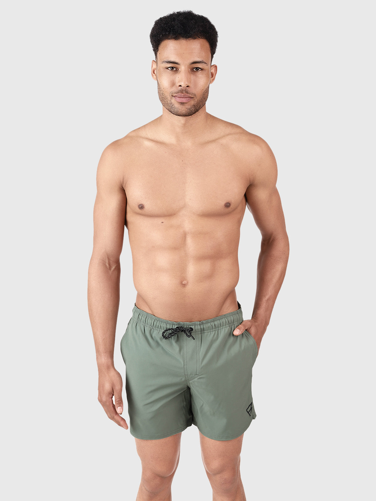 Bru-conic Men Swim Shorts | Green