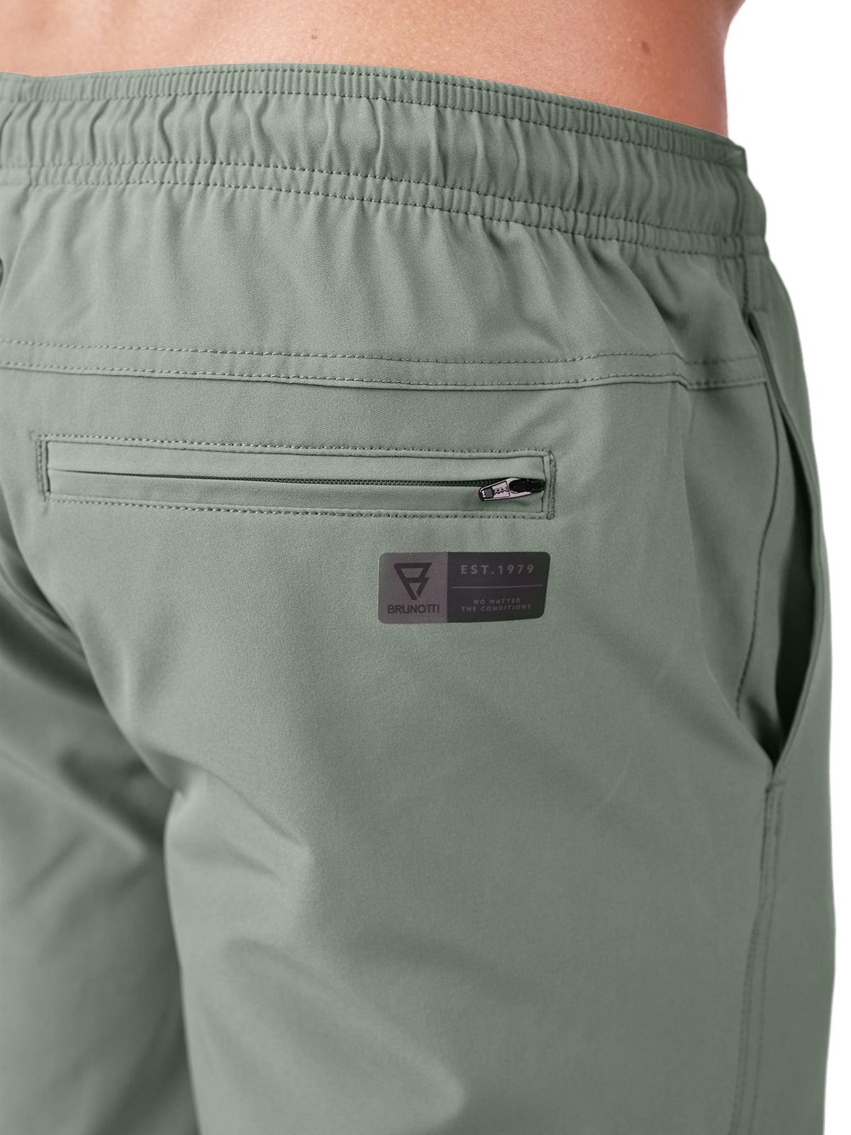 Bru-conic-N Heren Zwemshort | Groen