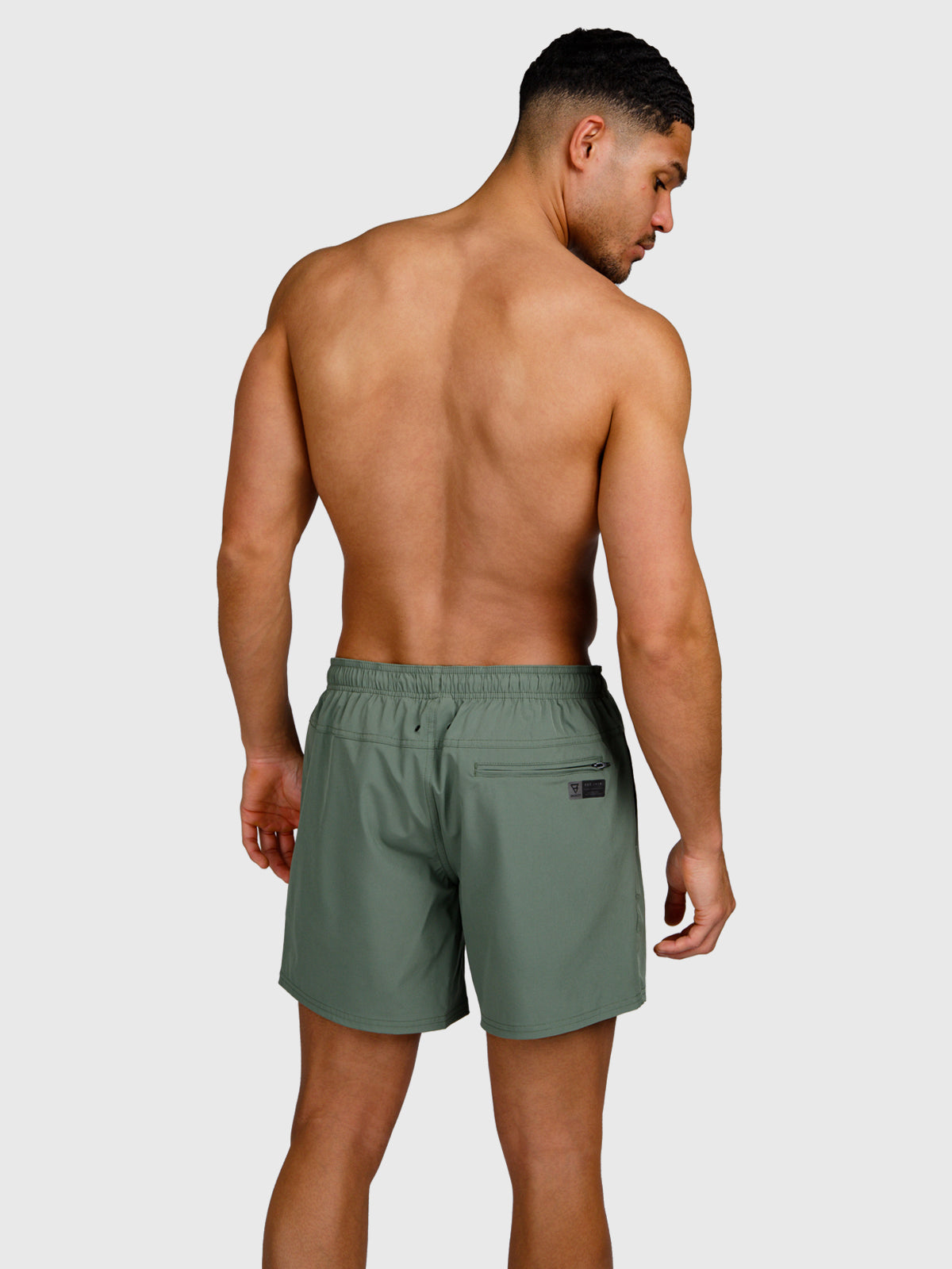 Bru-conic Men Swim Shorts | Vintage Green