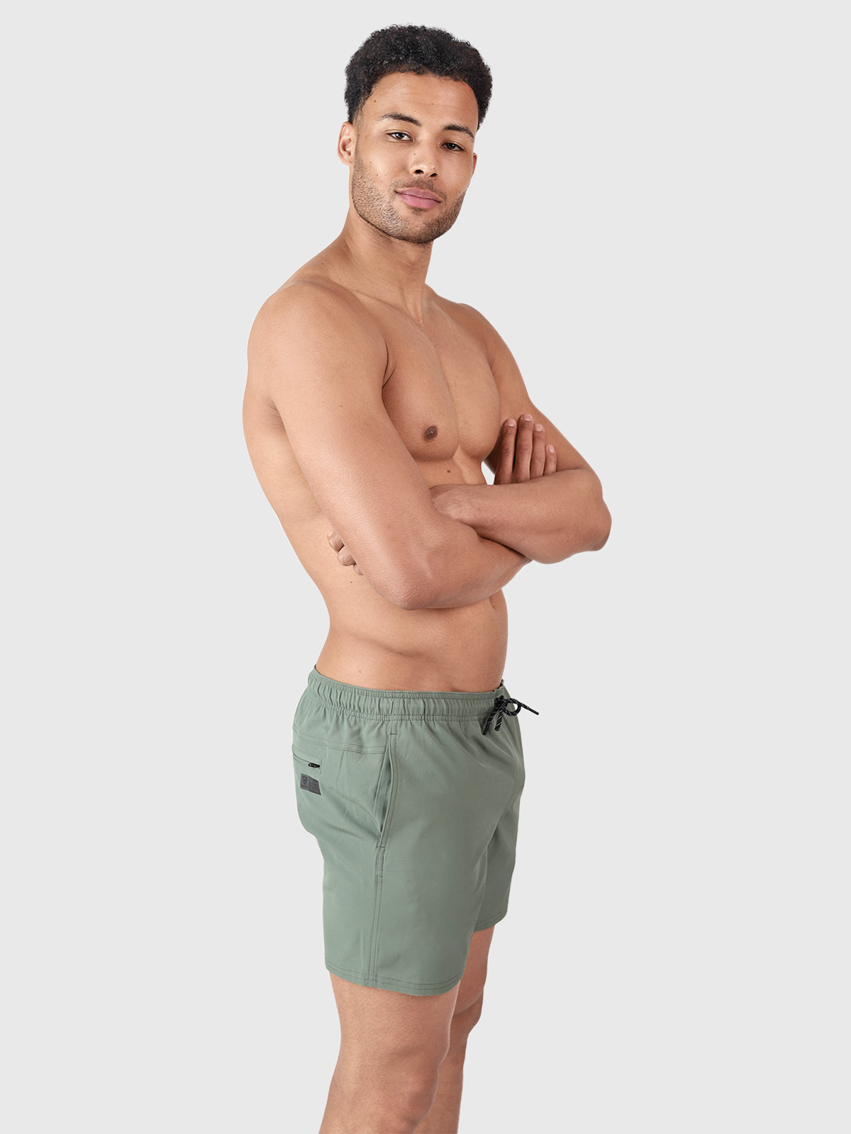 Bru-conic-N Heren Zwemshort | Groen