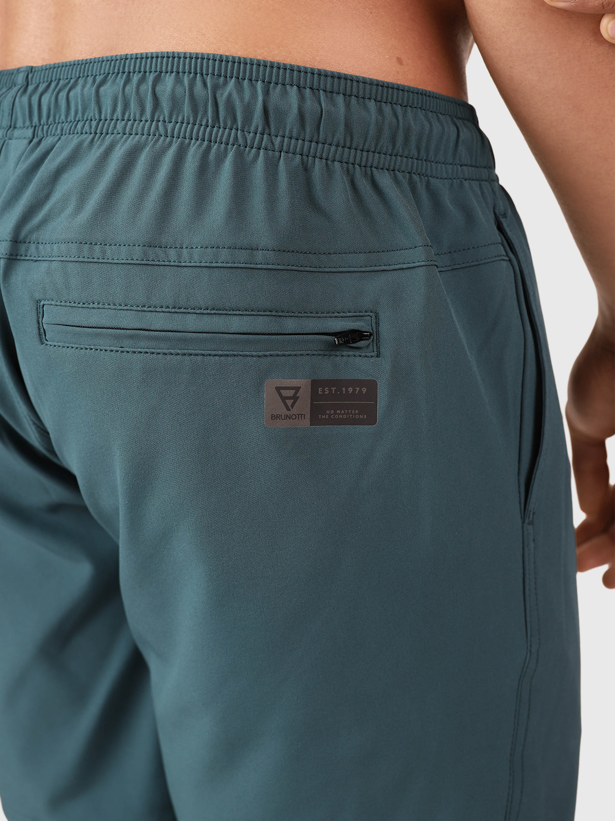 Bru-conic Men Swim Shorts | Dark Green