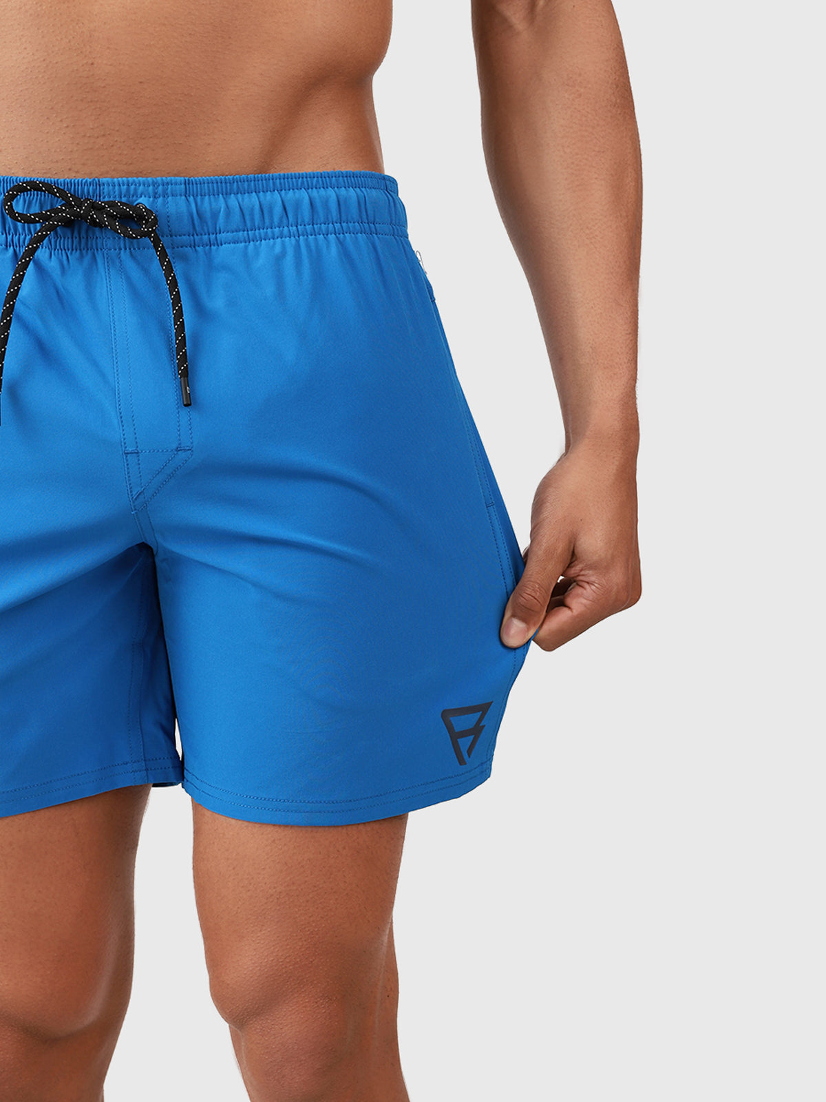 Bru-conic Men Swim Shorts | Neon Blue