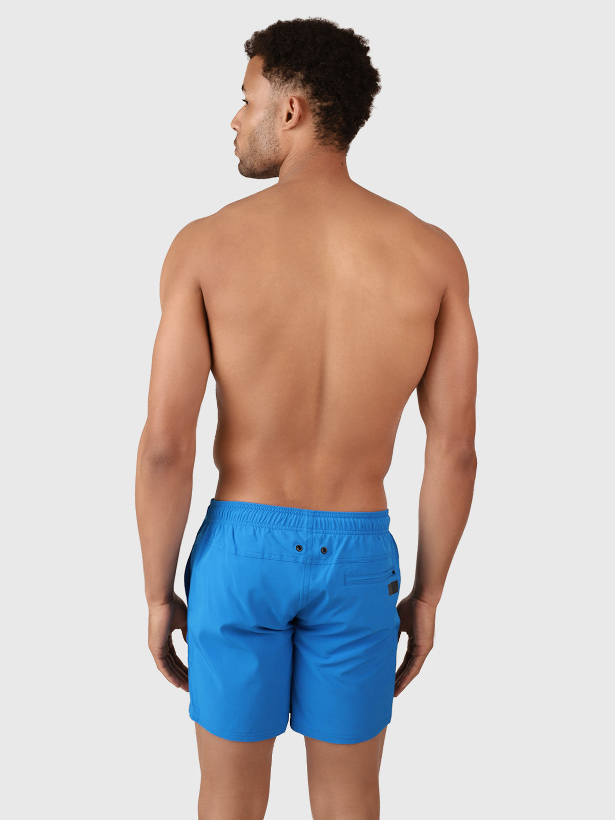 Bru-conic Men Swim Shorts | Neon Blue