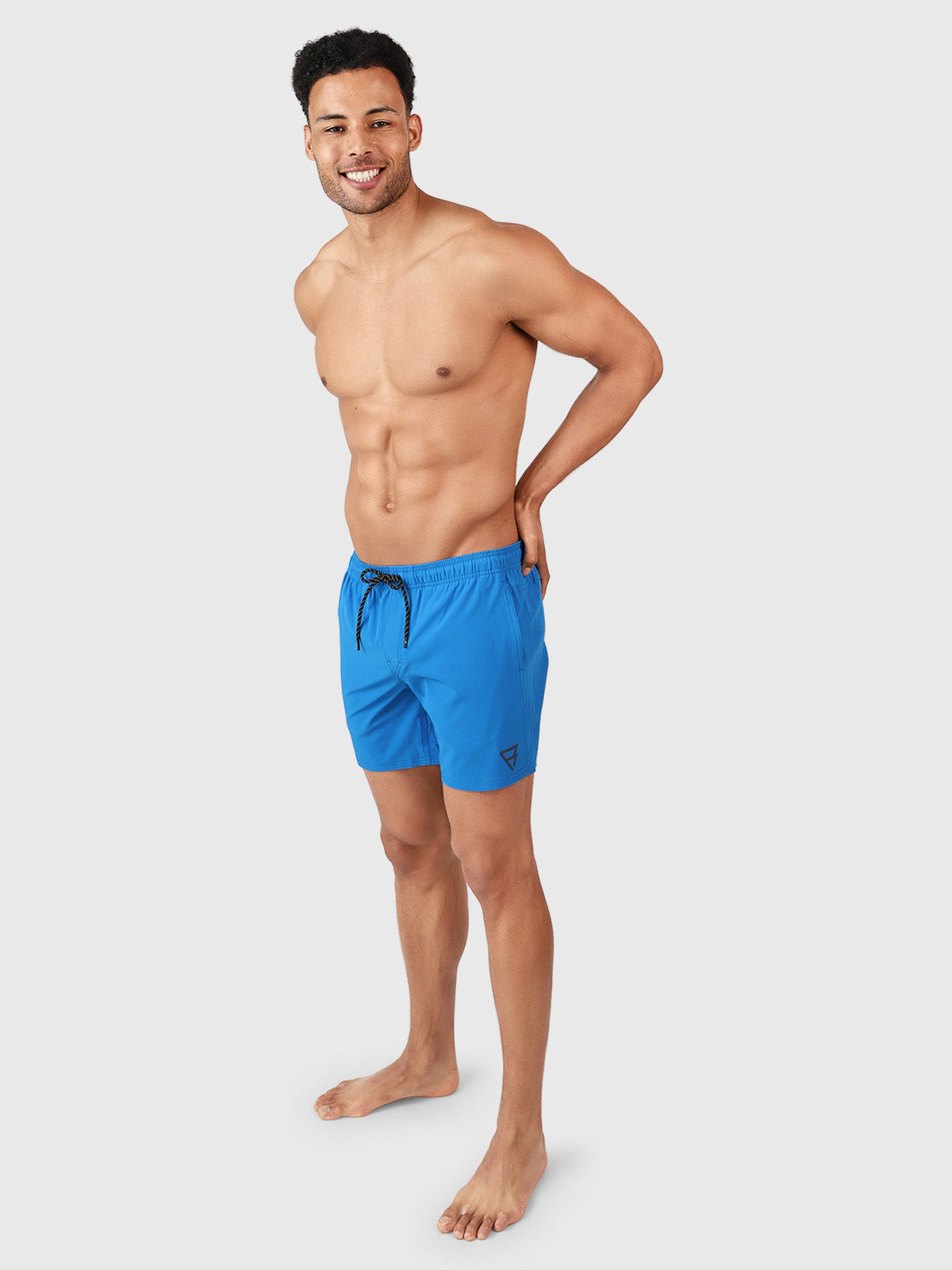 Bru-conic Men Swim Shorts | Neon Blue