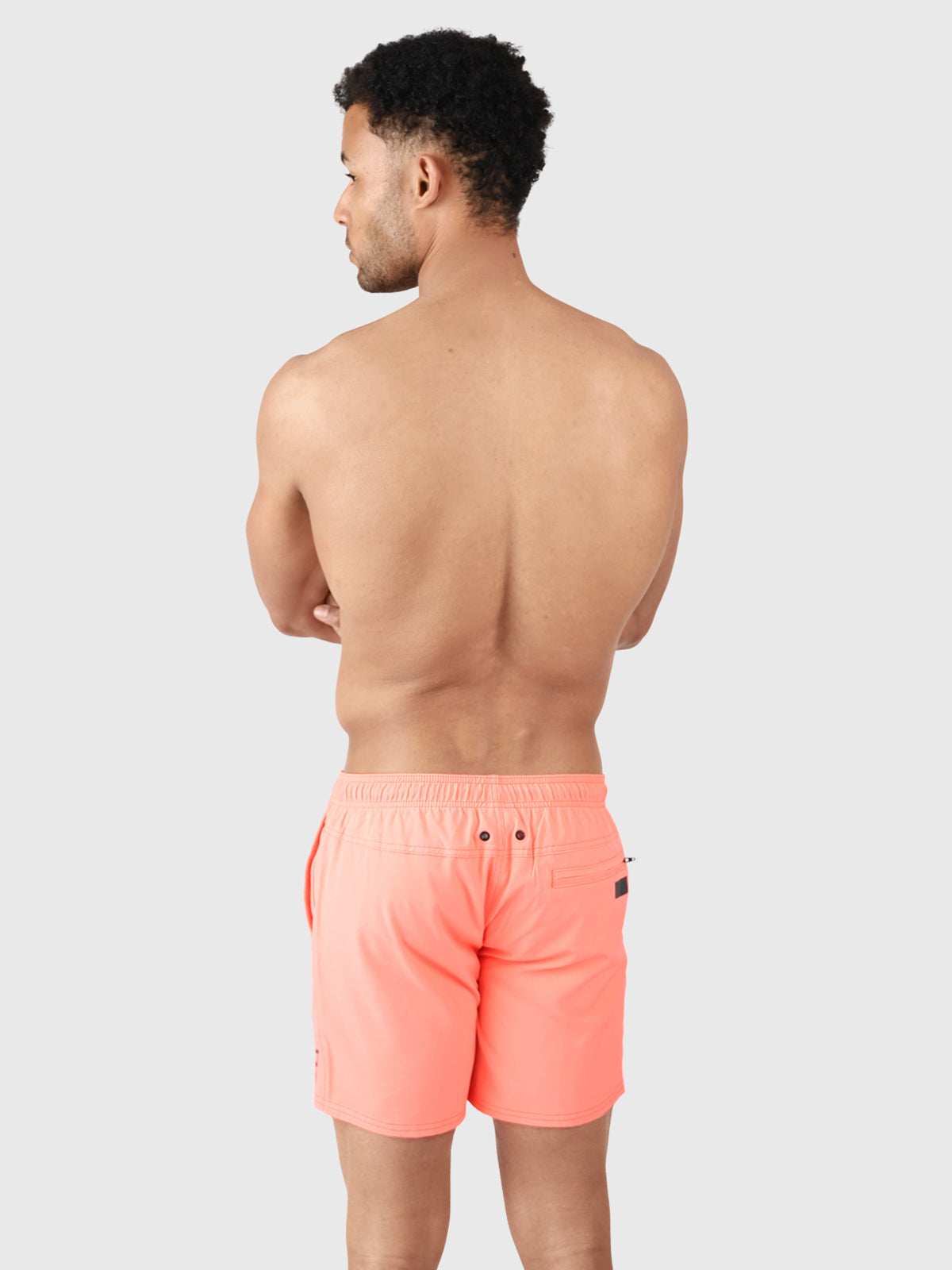 Bru-conic Men Swim Shorts | Flamingo