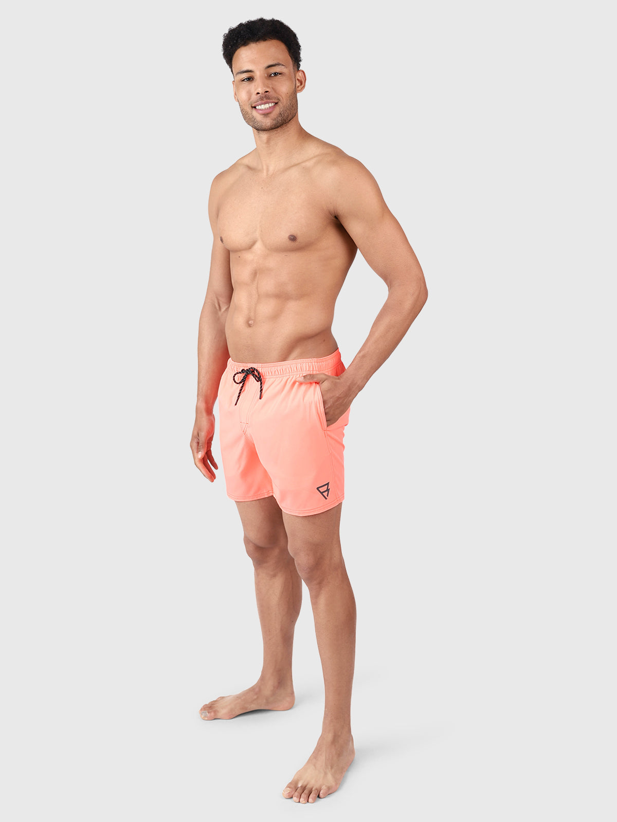 Bru-conic Men Swim Shorts | Flamingo