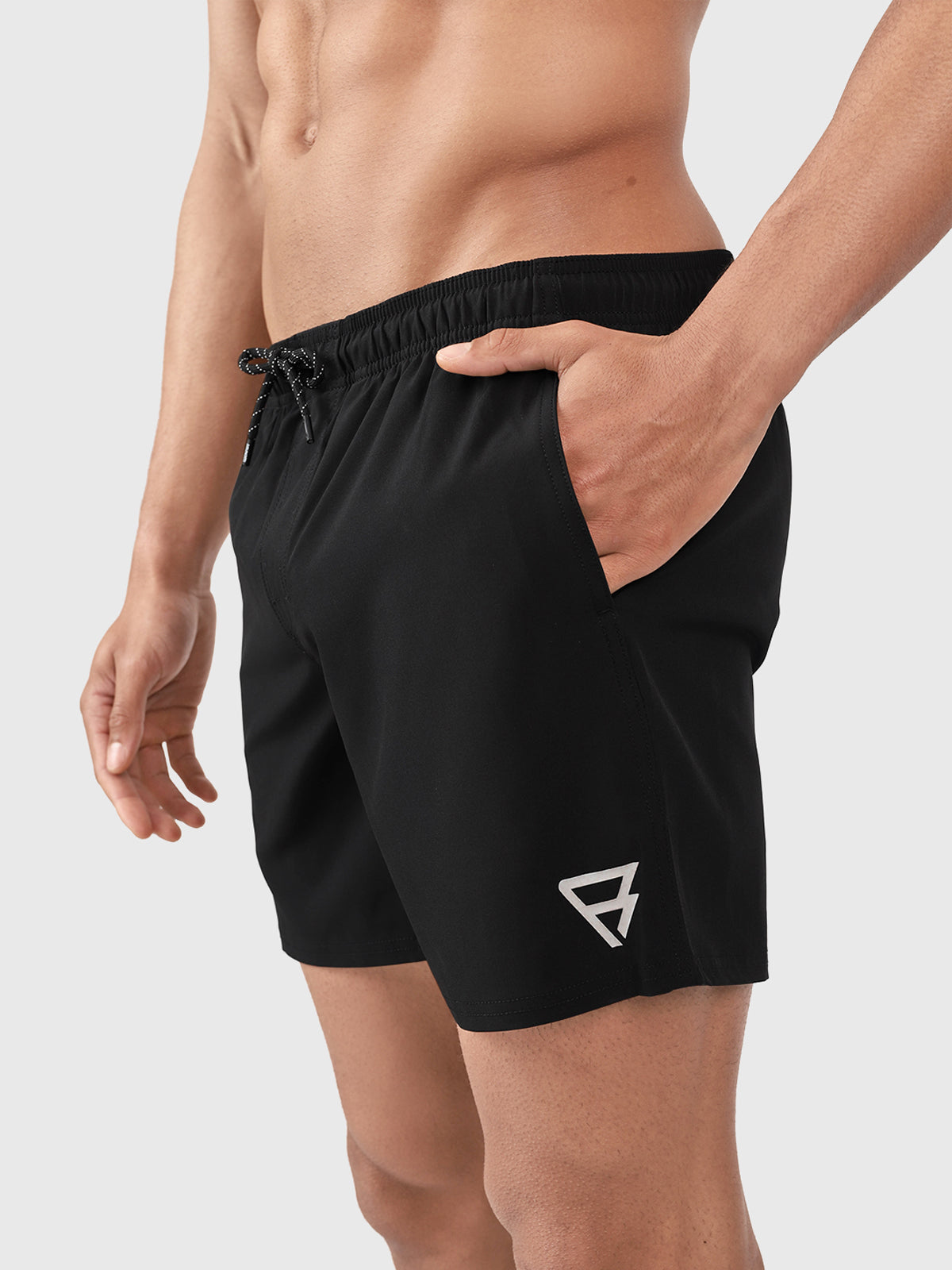 Bru-conic Men Swim Shorts | Black