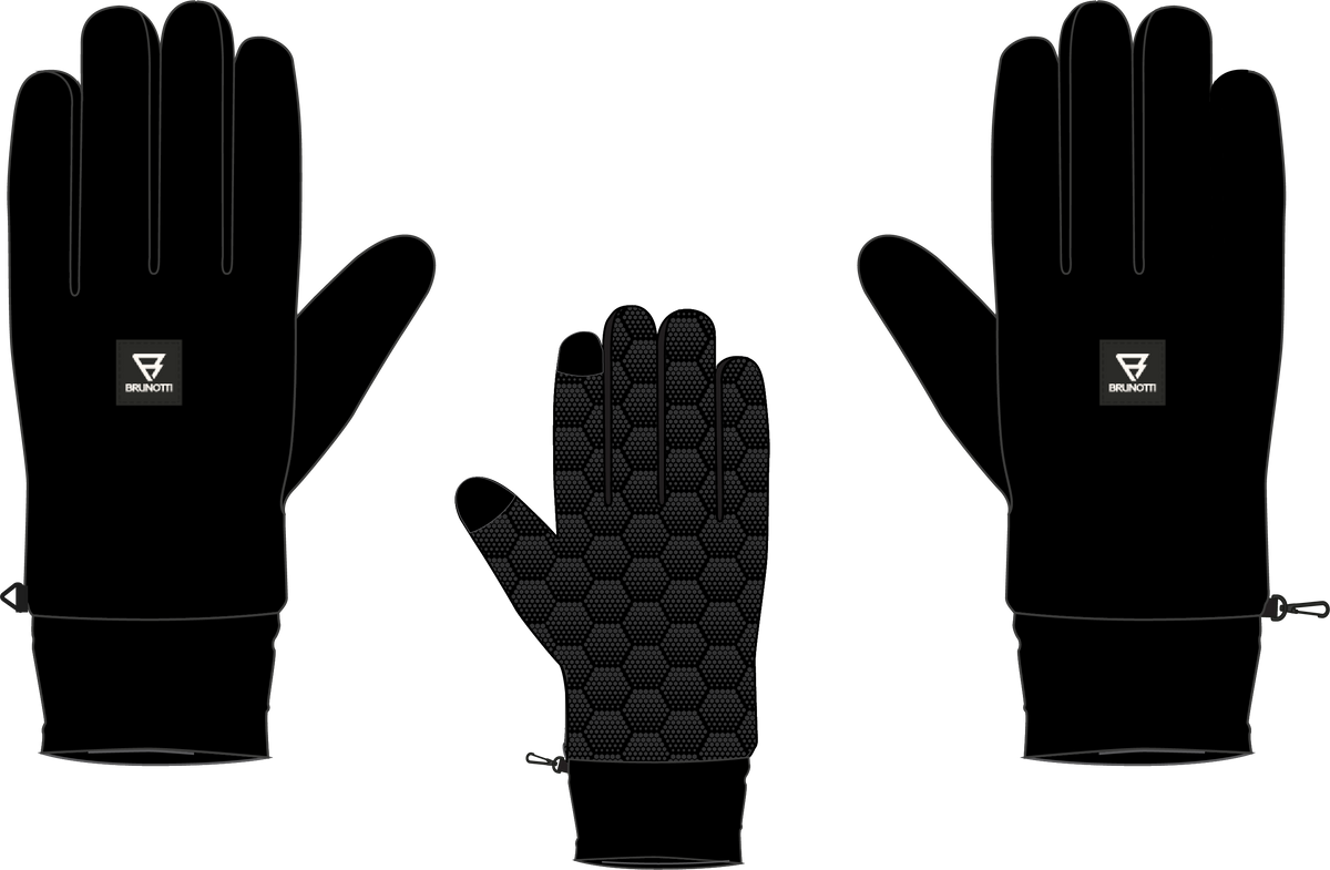Inner Heren Ski Binnenhandschoen | Zwart