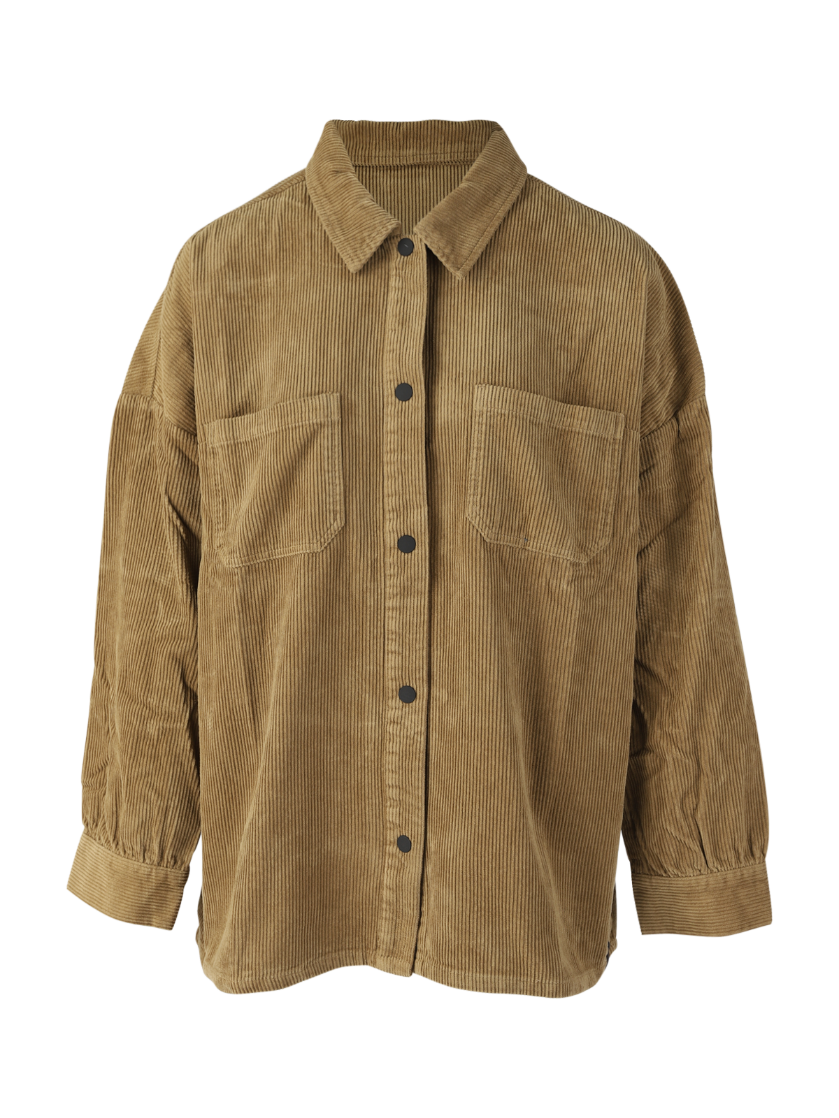 Sian-Cord-R Women Corduroy Shirt | Brown