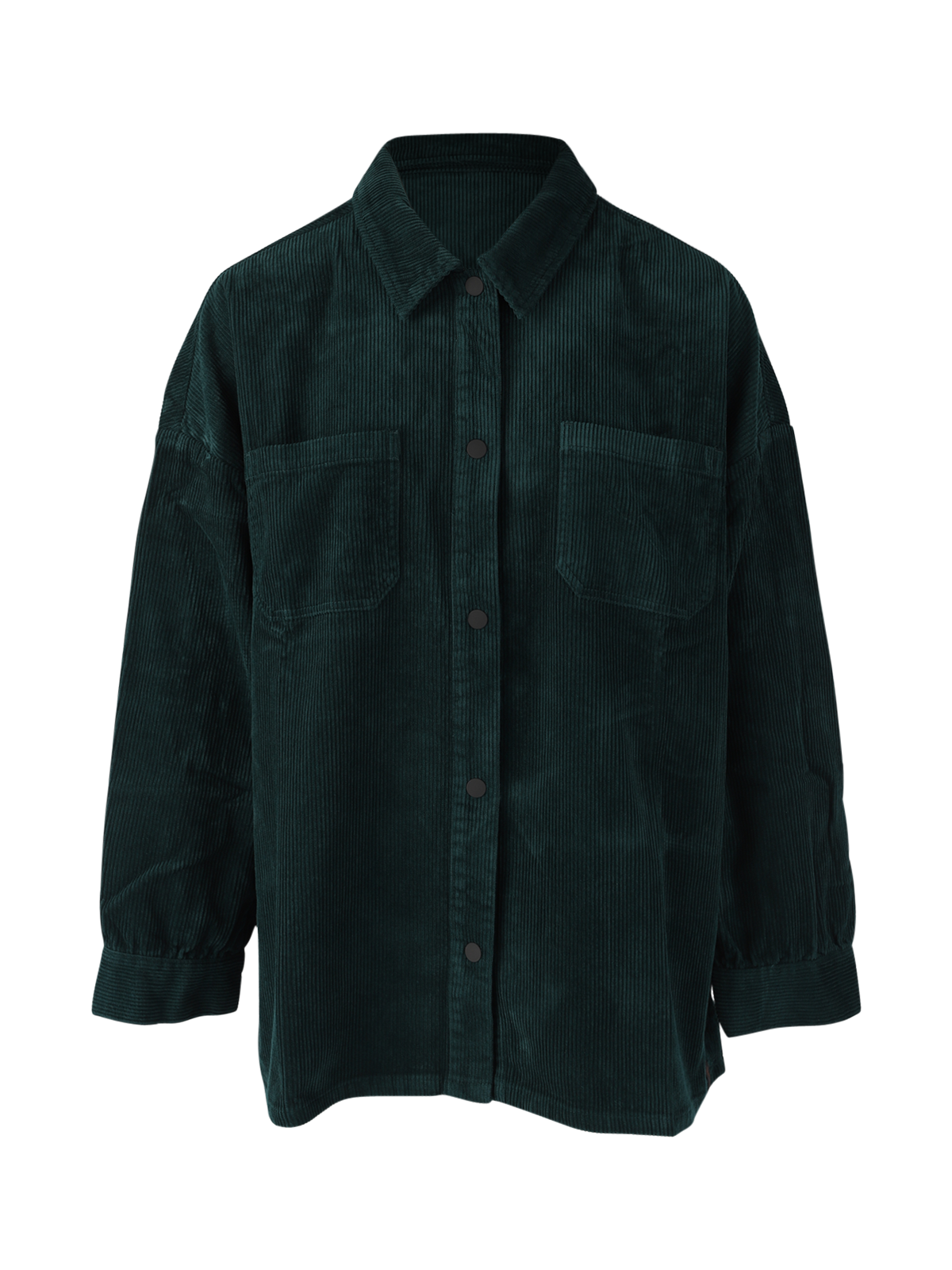 Sian-Cord-R Women Corduroy Shirt | Green