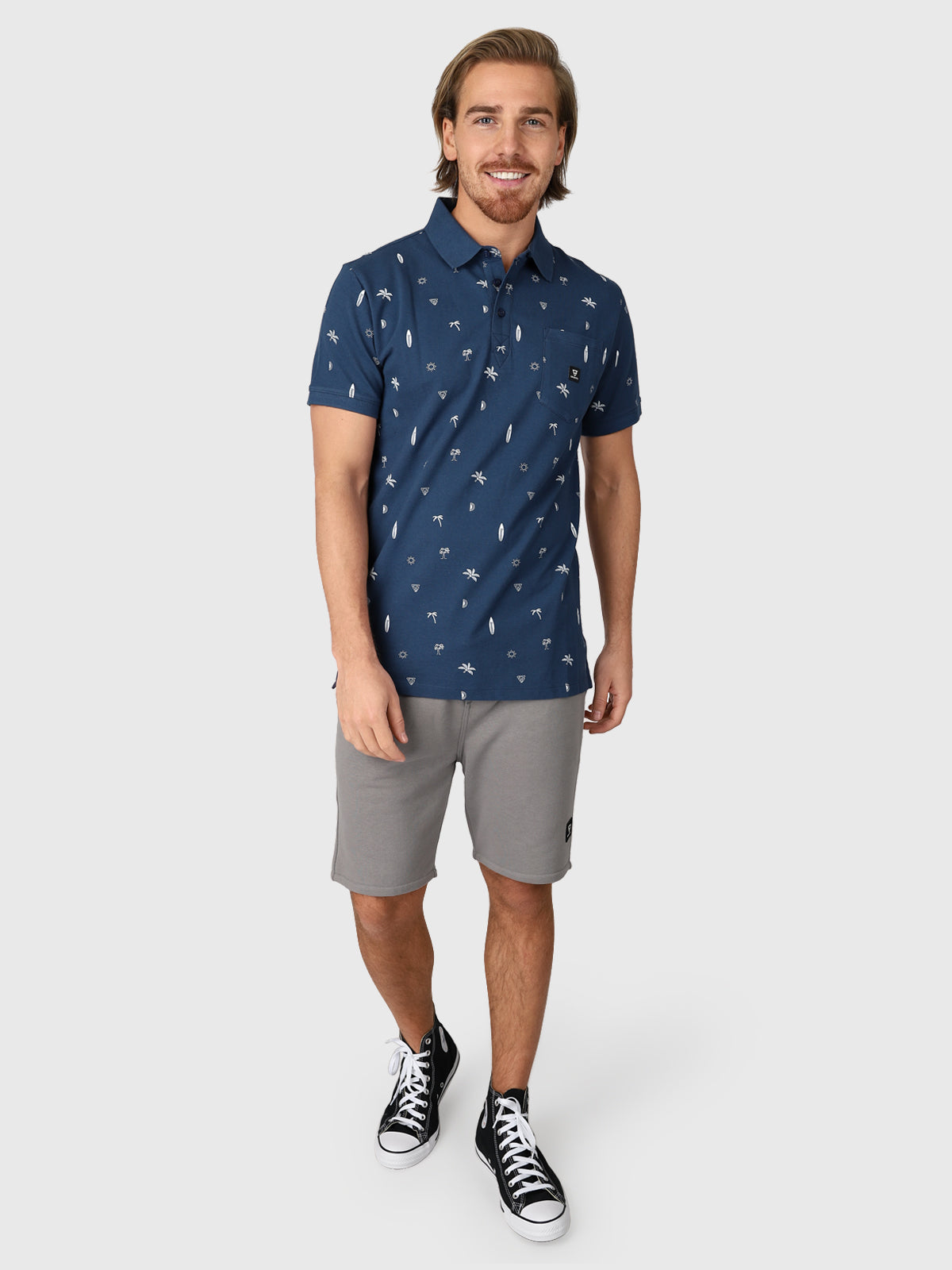 Addax-AO Men Polo Shortsleeve | Blue