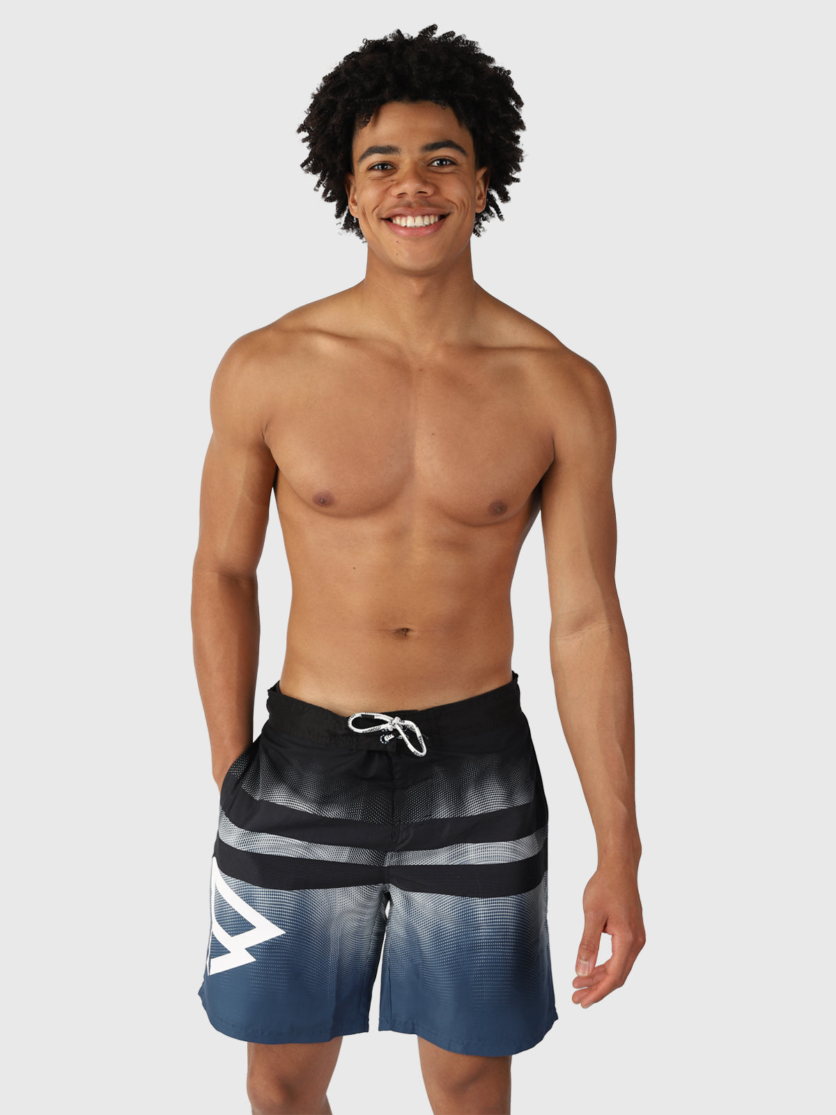 Archal Men Long Swim Shorts | Dark Blue