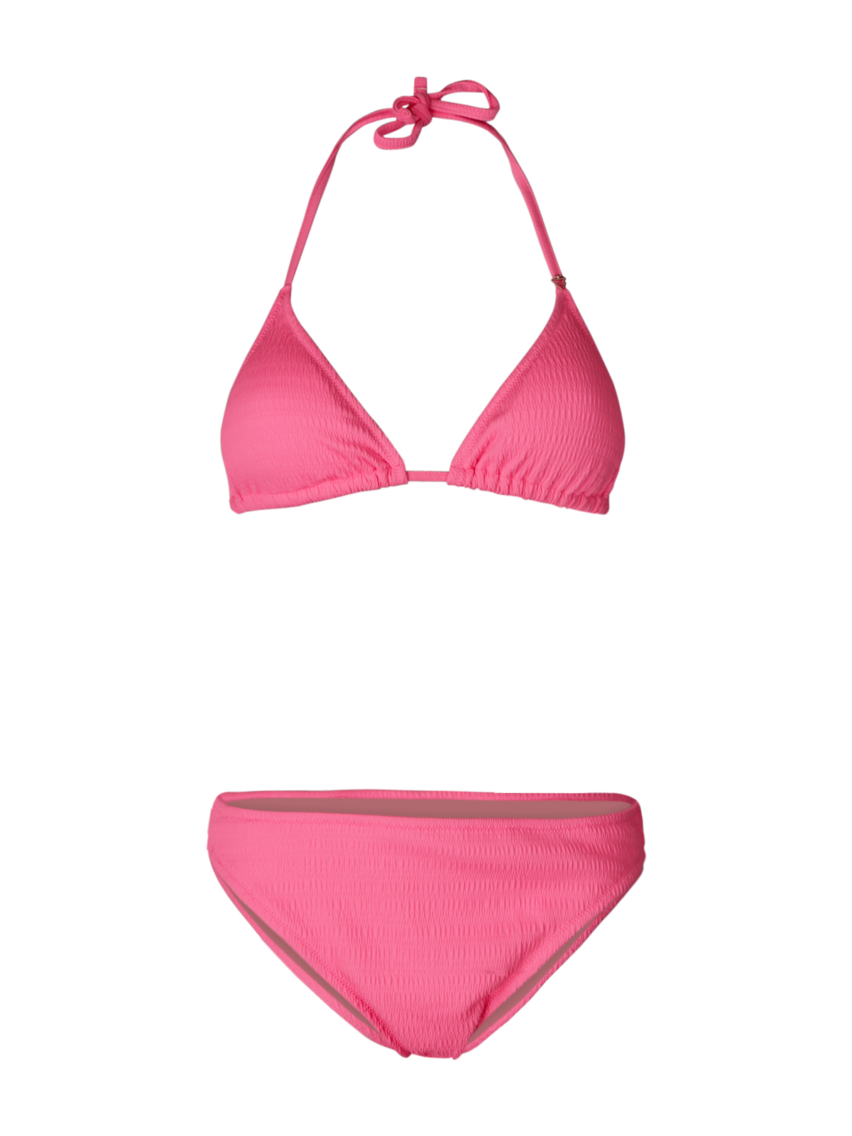 Lulu-Smock Women Triangle Bikini | Pink