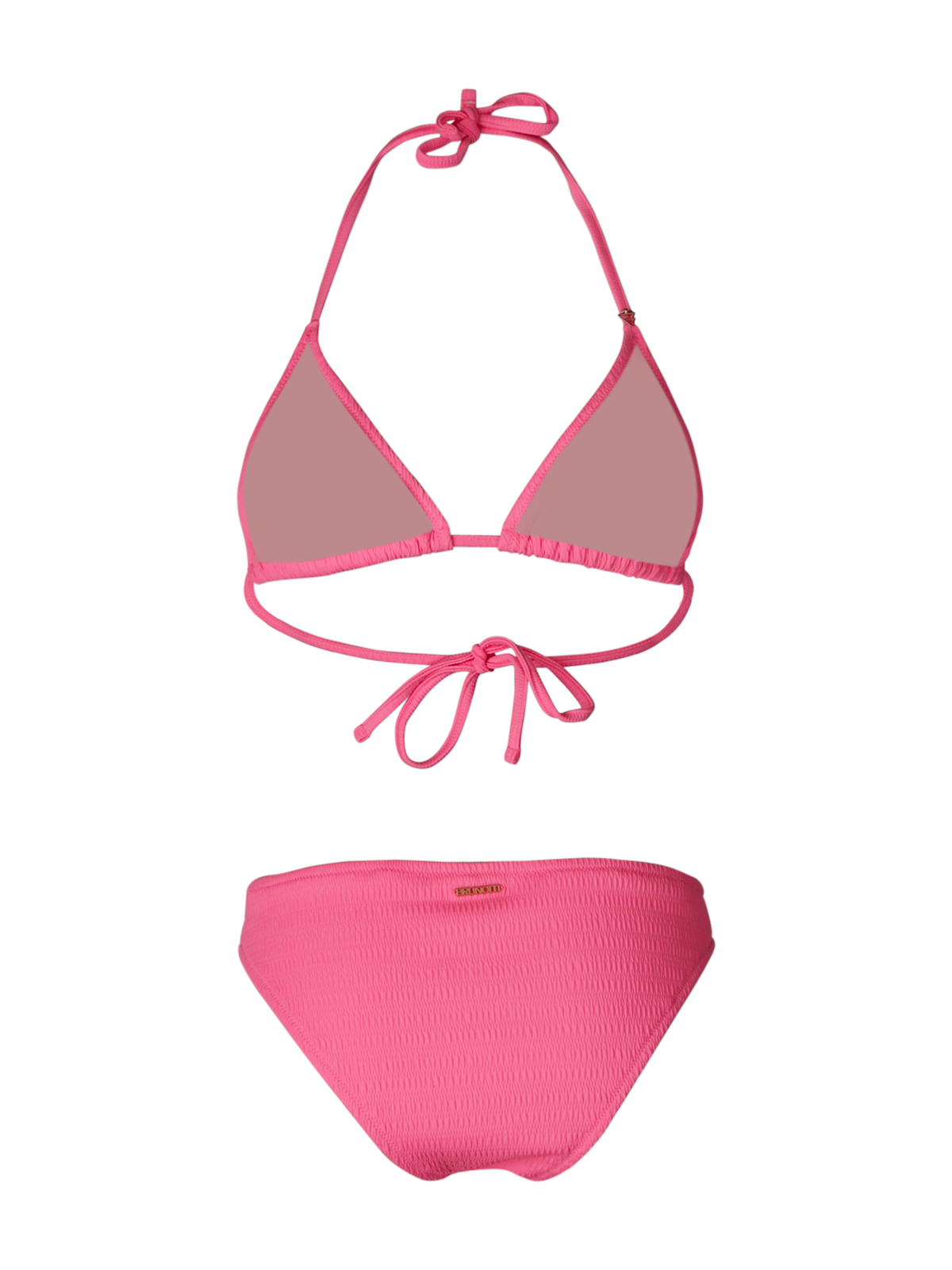 Lulu-Smock Dames Triangel Bikini | Roze