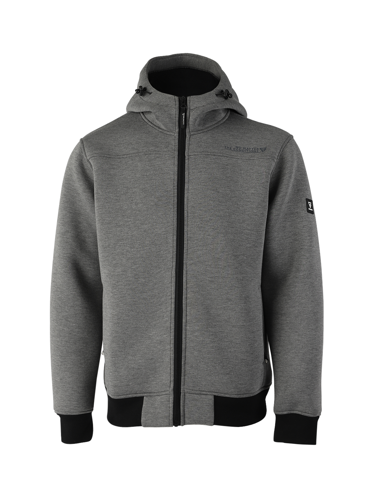 Stickers Heren Sweat Jas | Grijs