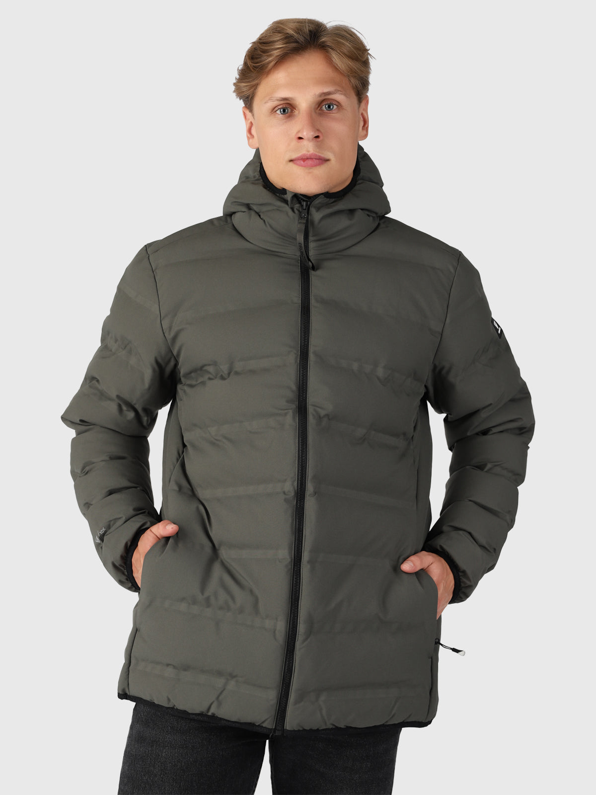 Galan Heren Puffer Jas | Groen