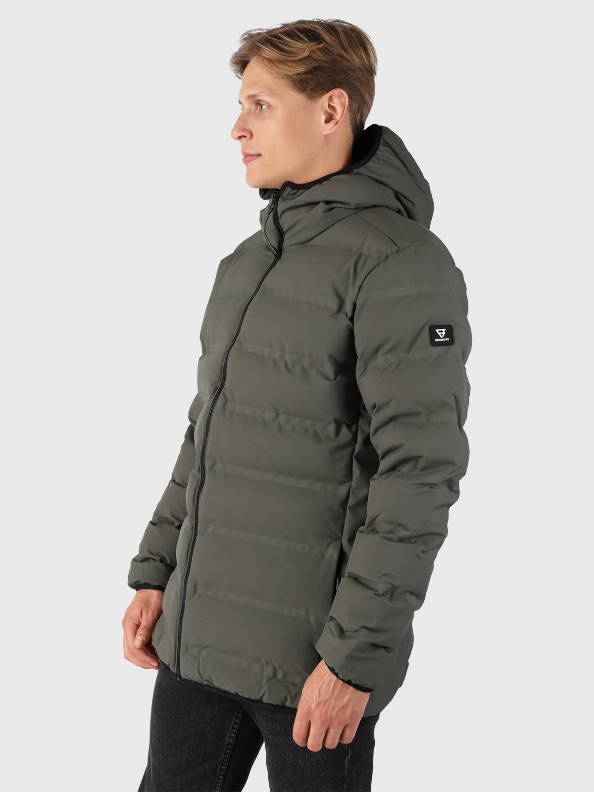 Galan Men Puffer Jacket | Pine Green