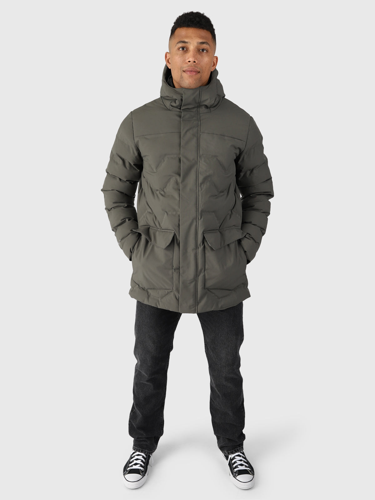 Jamison Heren Parka Jas | Groen