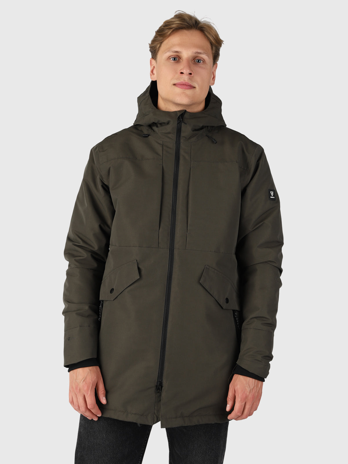 Nelson Herren Parka Jacke | Grün