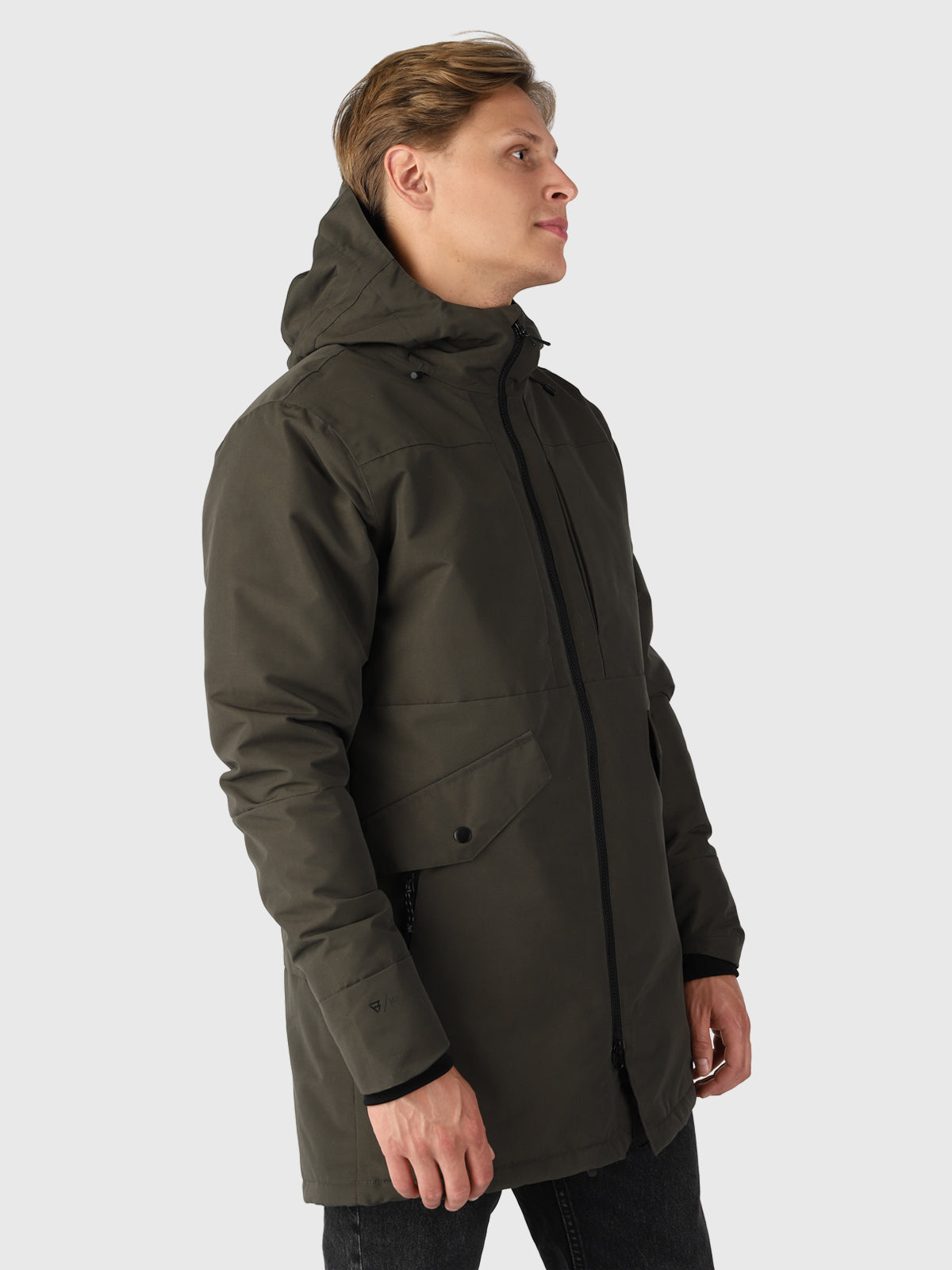 Nelson Men Parka Rain Jacket | Green