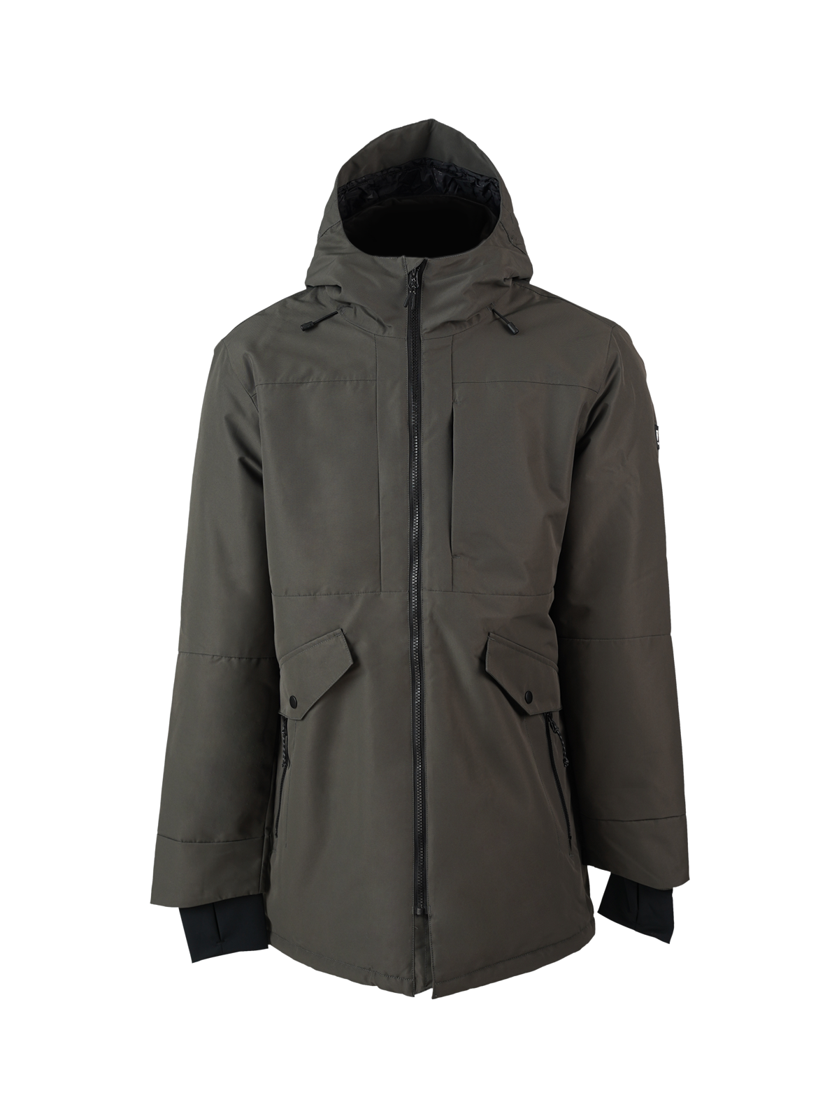 Nelson Men Parka Rain Jacket | Green