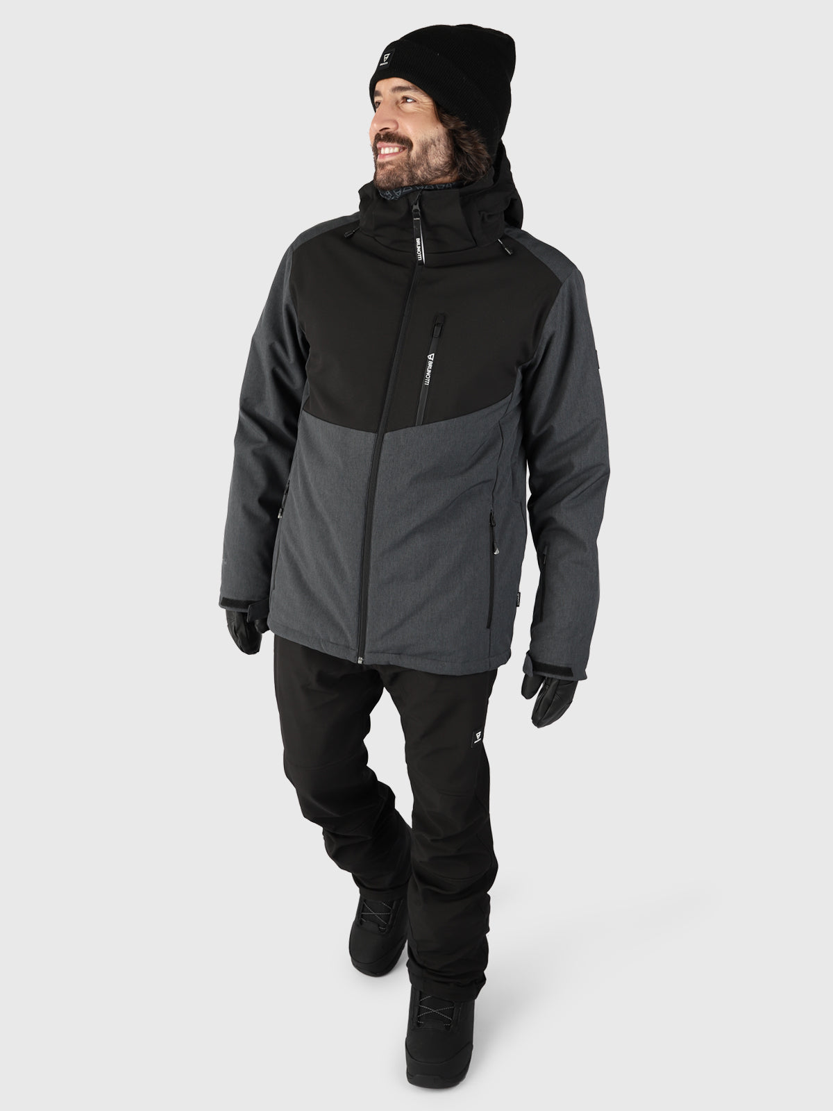 Twinstroke Heren Softshell Jas | Grijs