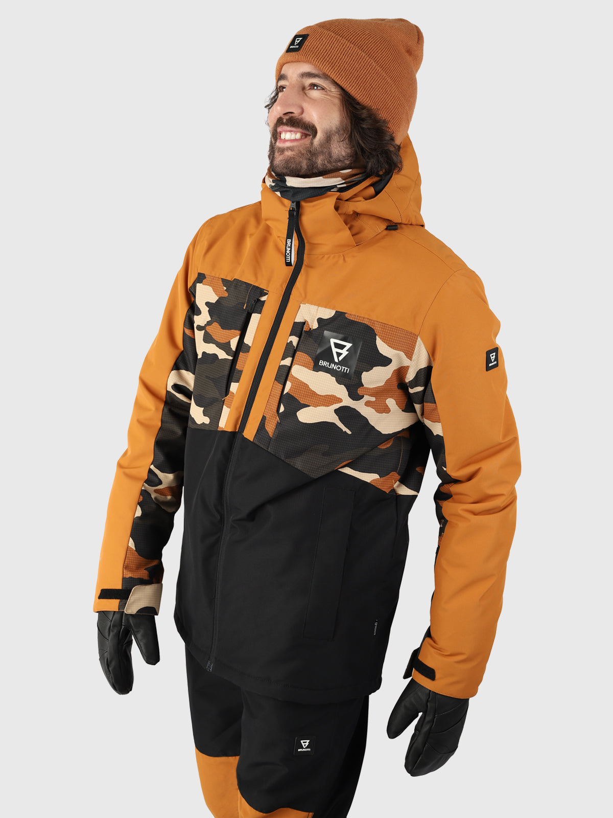 Aratin-AO Men Snow Jacket | Brown