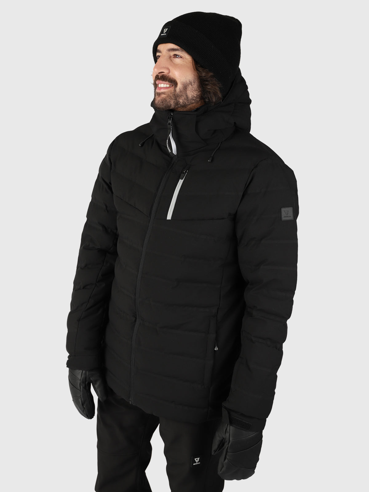 Sanclair Men Puffer Snow Jacket | Black