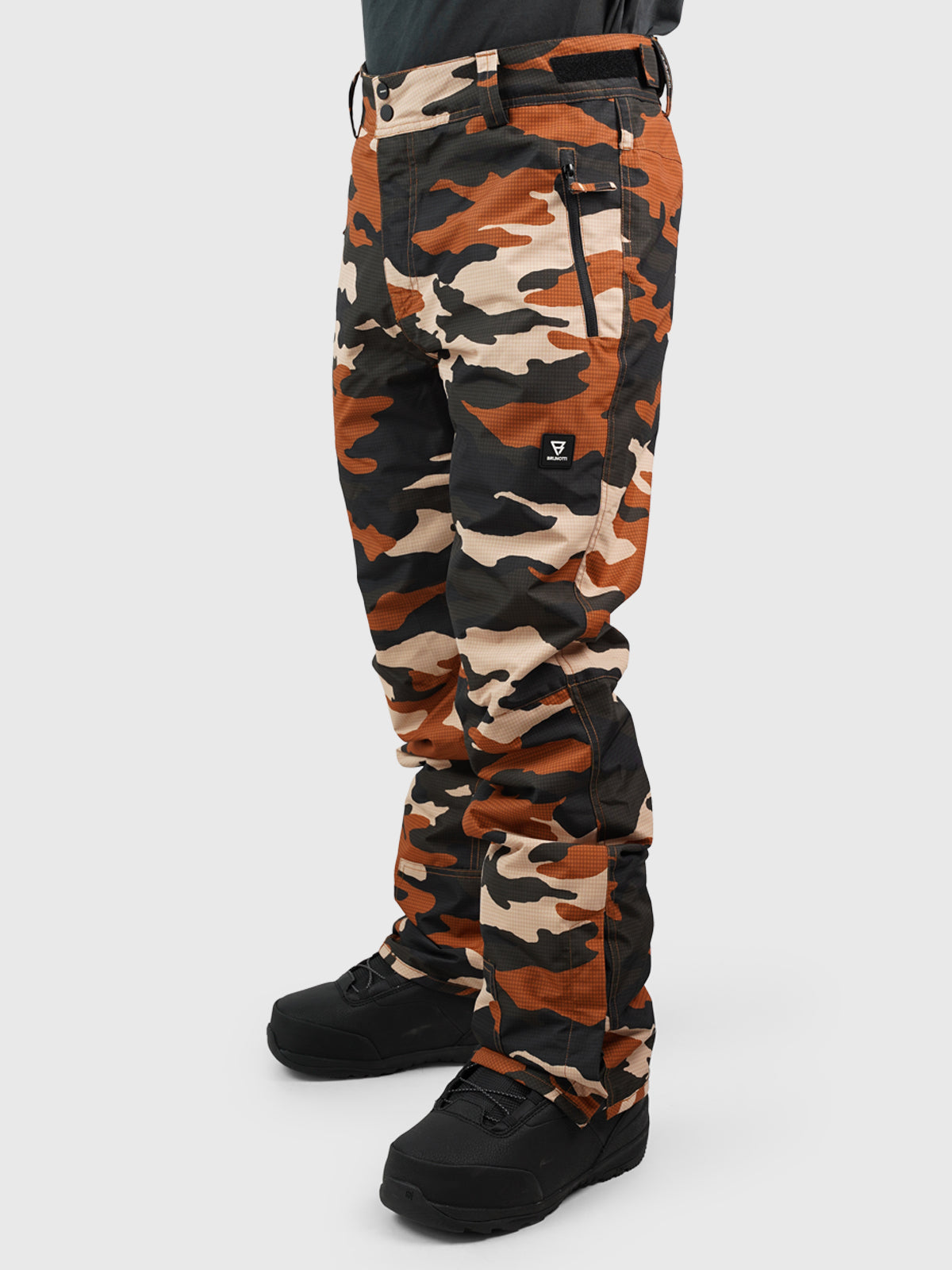 Footrail-AO Men Snow Pants | Brown