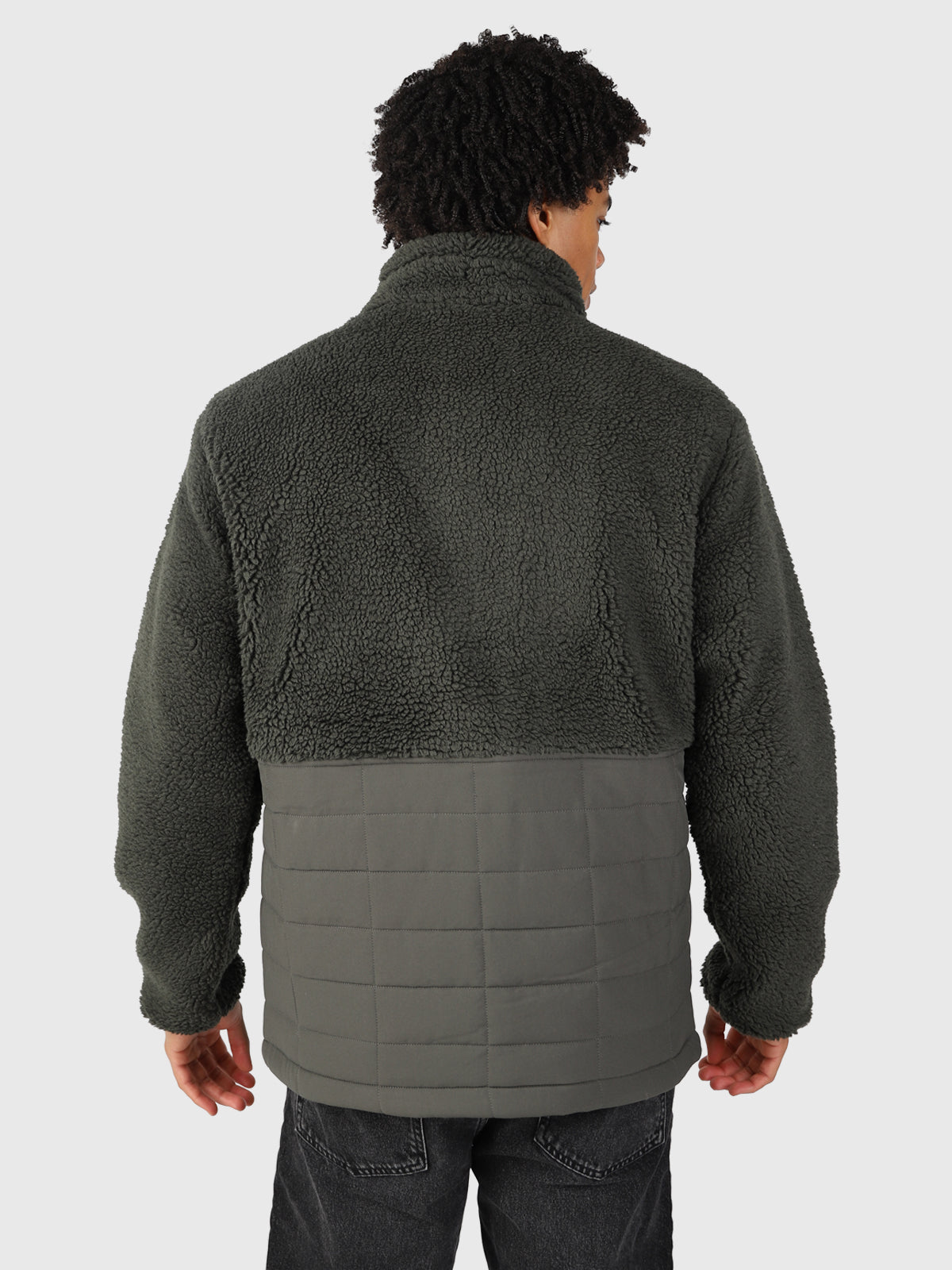 Tontio Men Teddy Jacket | Green