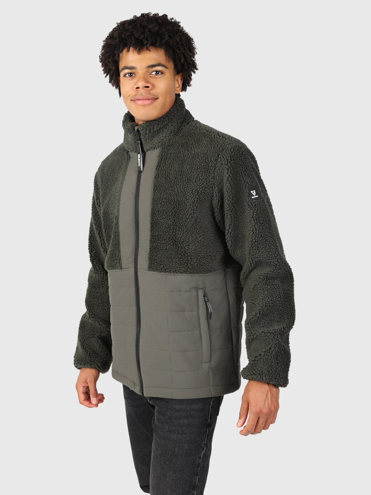 Tontio Herren Teddy Jacke | Grün