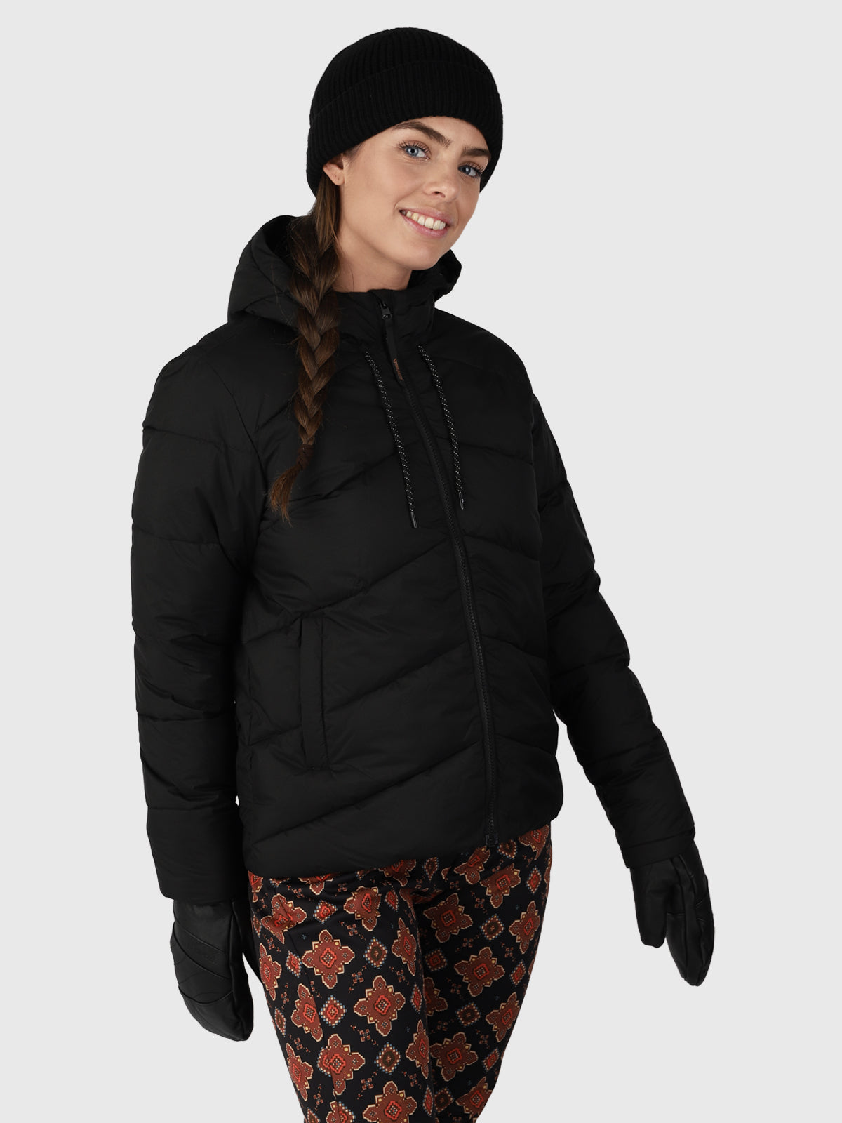 Mira Dames Puffer Jacket | Zwart