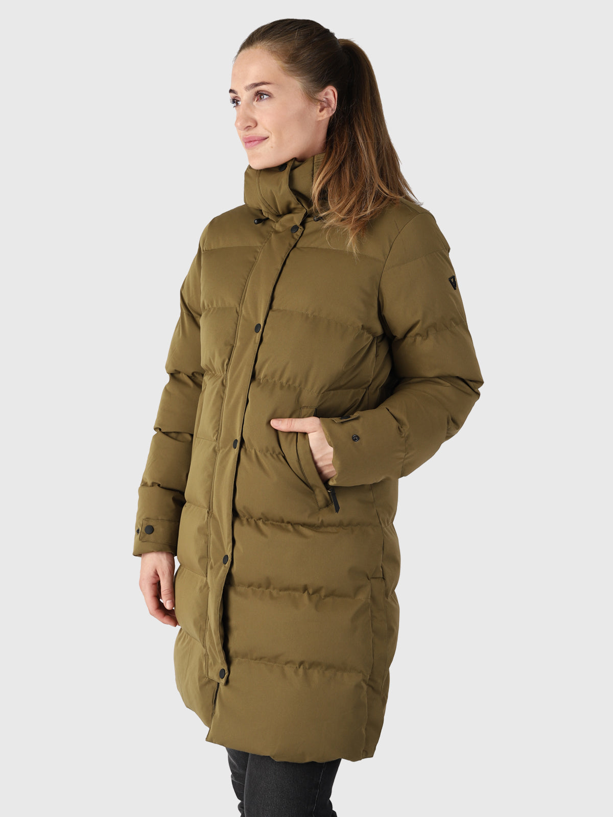 Madwell Damen Puffer Jacke | Grün