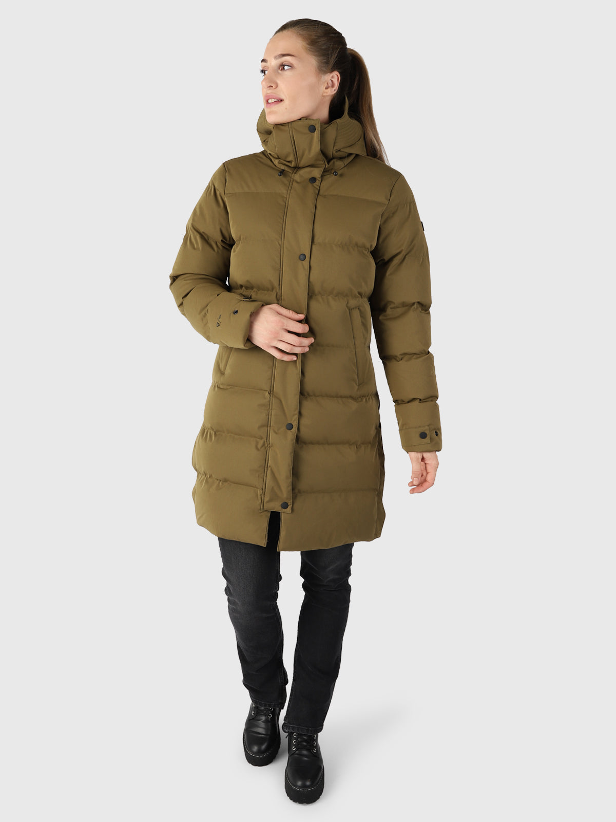 Madwell Damen Puffer Jacke | Grün