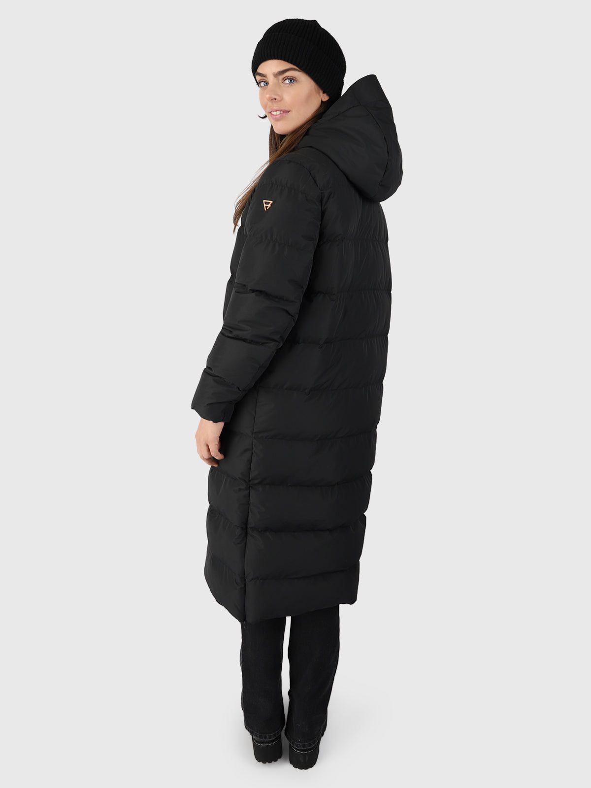 Bigsur Dames Lange Puffer Jas | Zwart