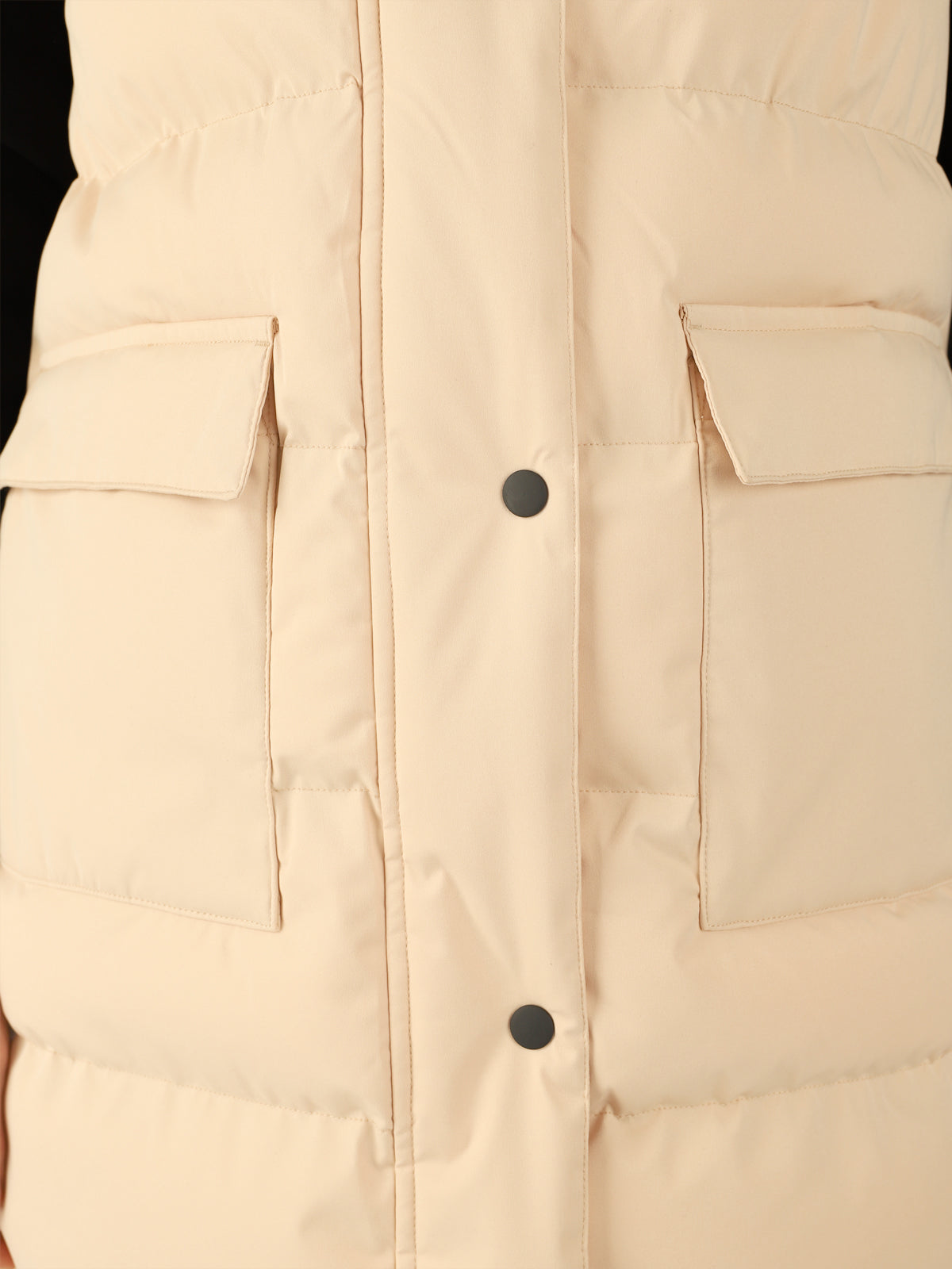 Kalani Women Long Puffer Bodywarmer | White