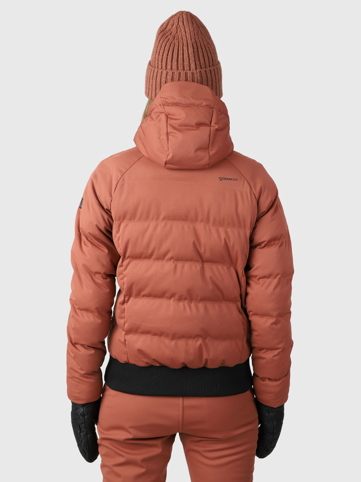 Firecrown Dames Puffer Ski Jas | Bruin