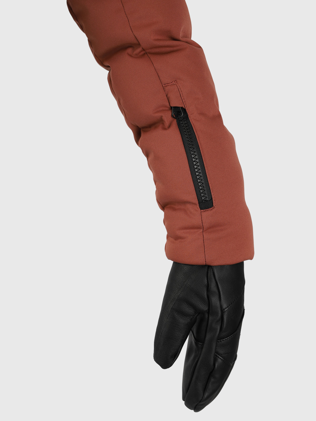Firecrown Dames Puffer Ski Jas | Bruin
