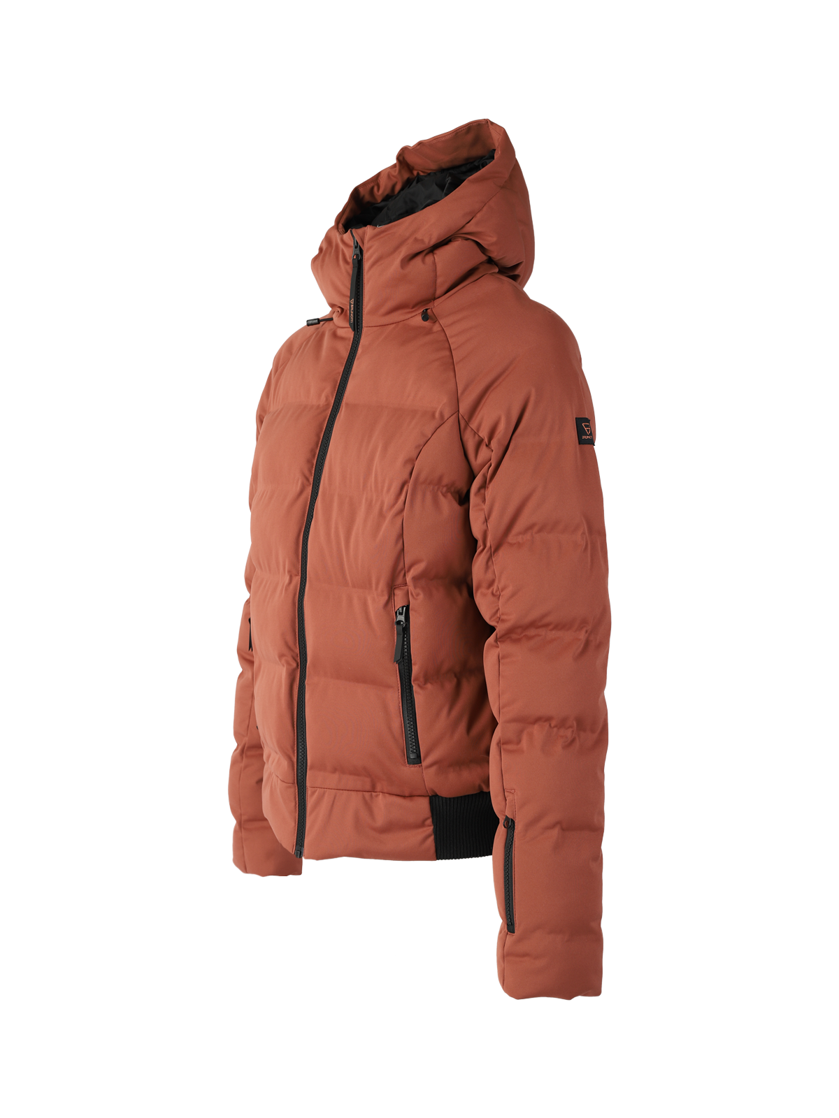 Firecrown Dames Puffer Ski Jas | Bruin