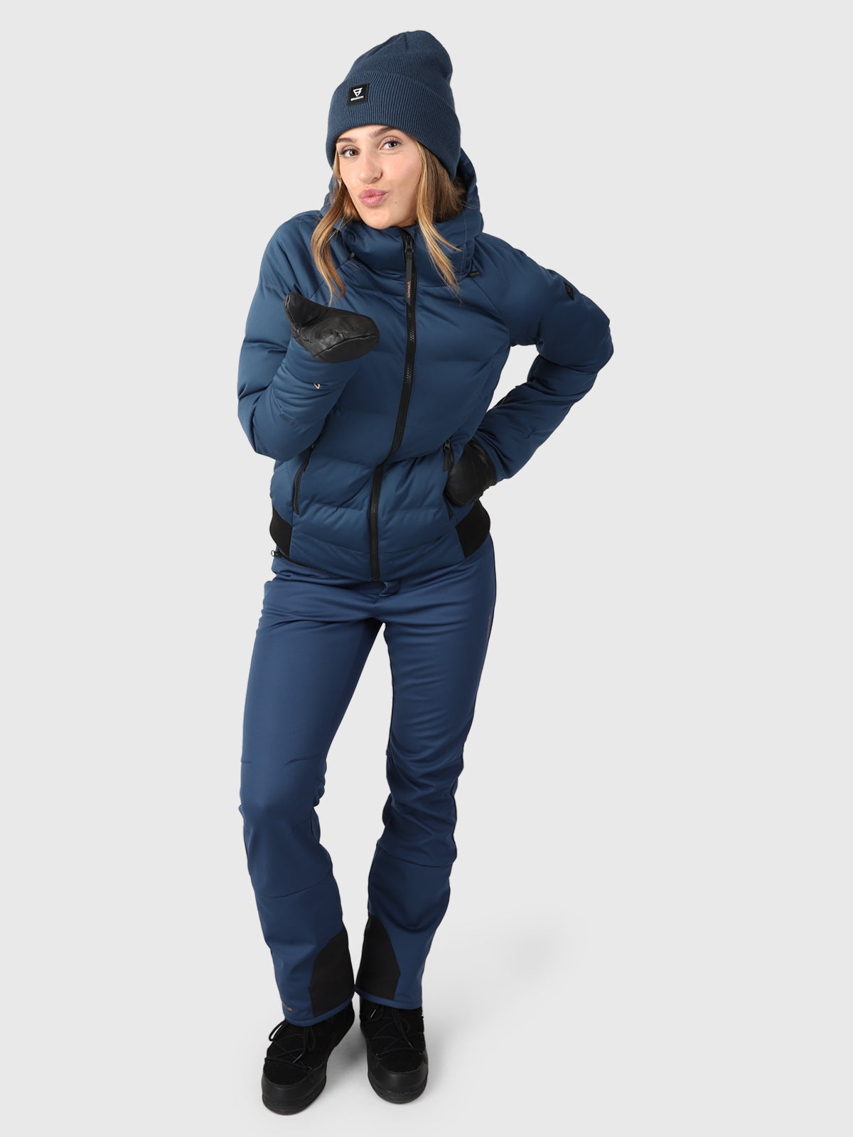 Firecrown Dames Puffer Ski Jas | Blauw